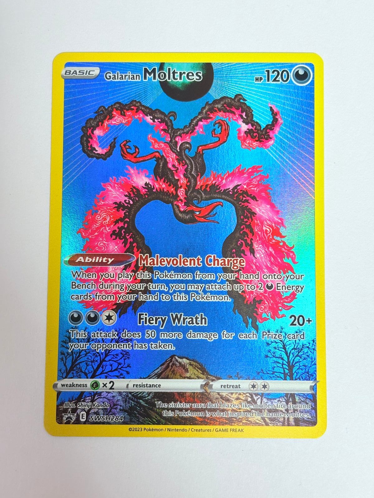 2023 Black Star Promo Galarian Moltres SwSh284