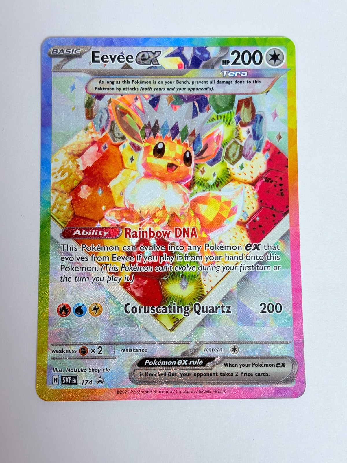 2025 Black Star Promo Eevee ex 174