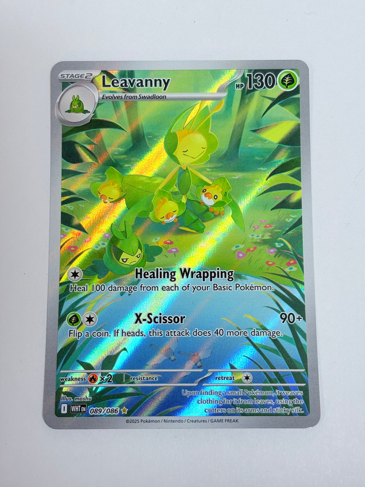 2025 White Flare Leavanny IR 89/86