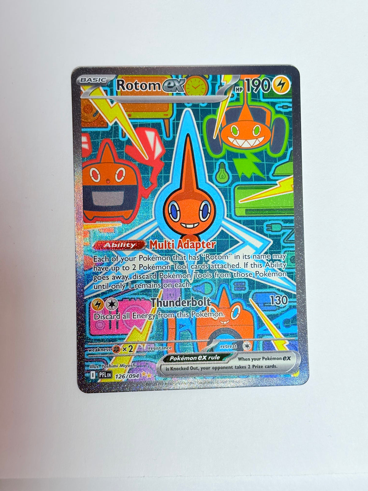 2025 Phantasmal Flames Rotom Ex SIR 126/94