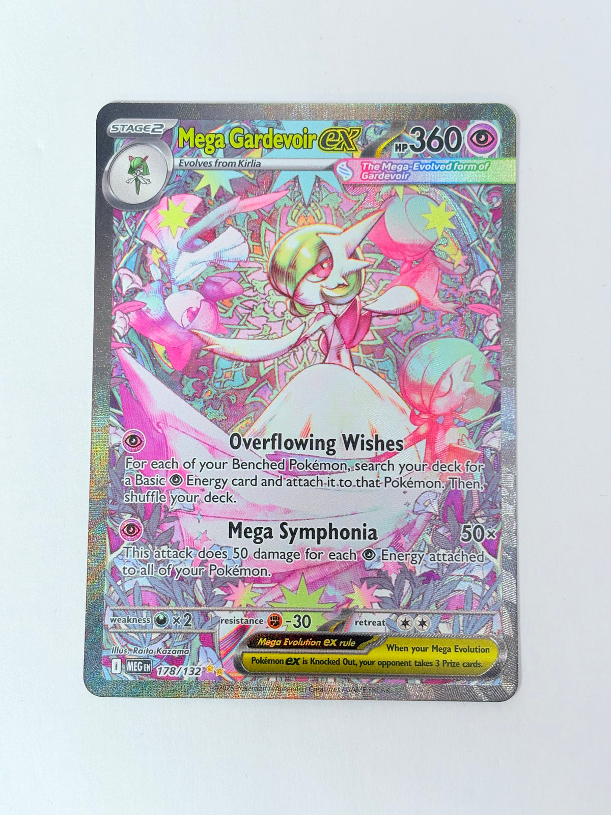 2025 Mega Evolutions Mega gardevoir Ex 178/132