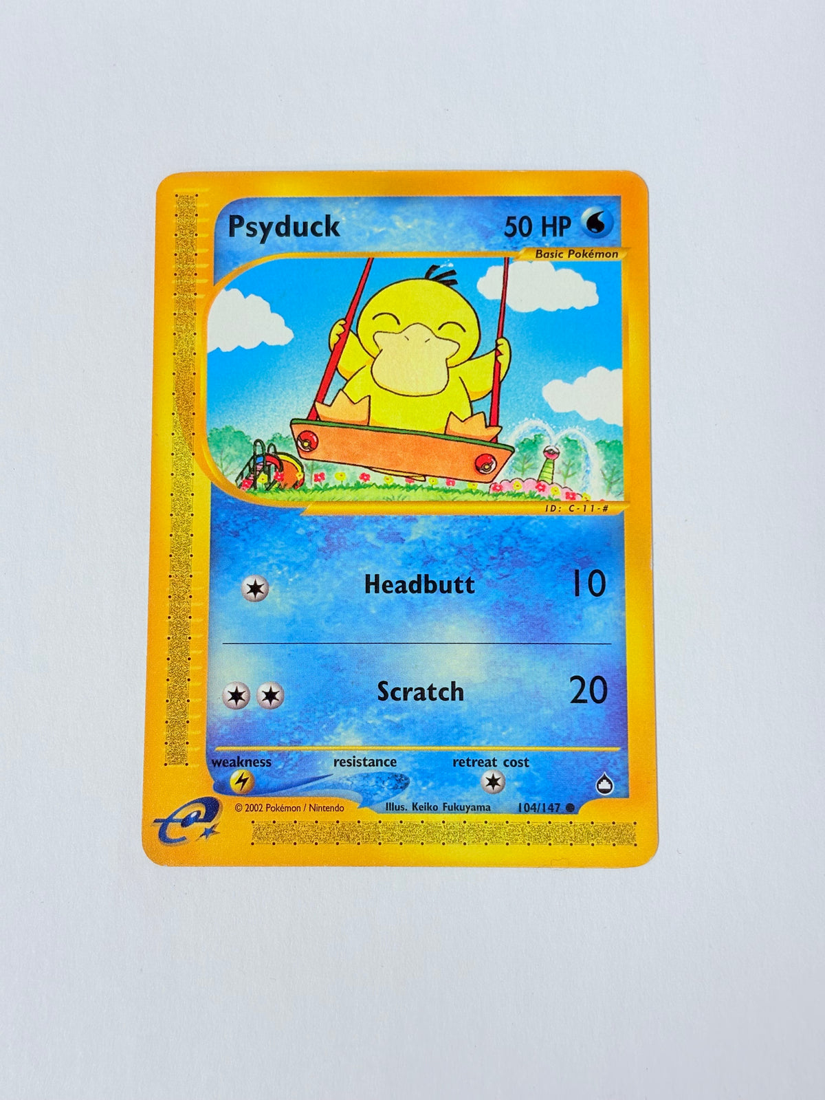 2002 Aquapolis Psyduck E-Reader 104/147
