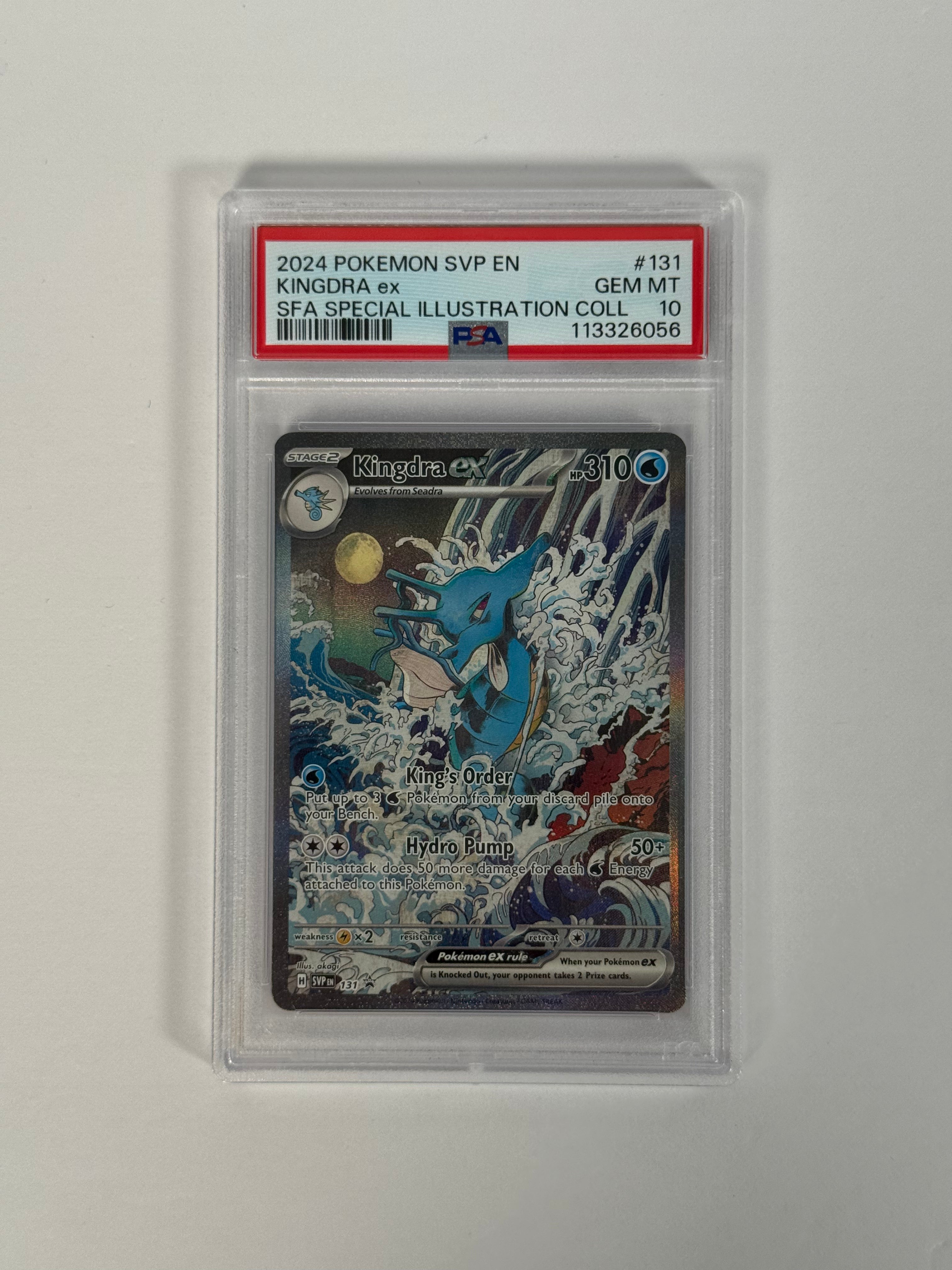 PSA 10 Black Star Promo Kingdra ex 131