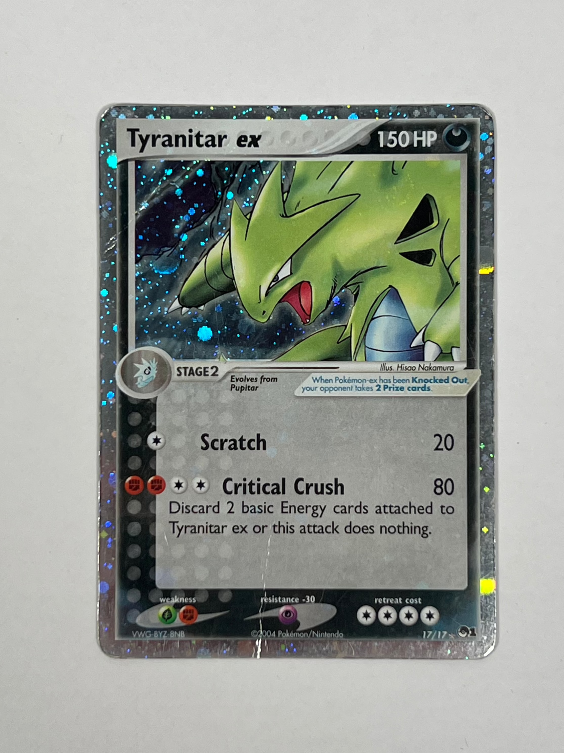 2004 POP Series 1 Tyranitar ex Holo 17/17