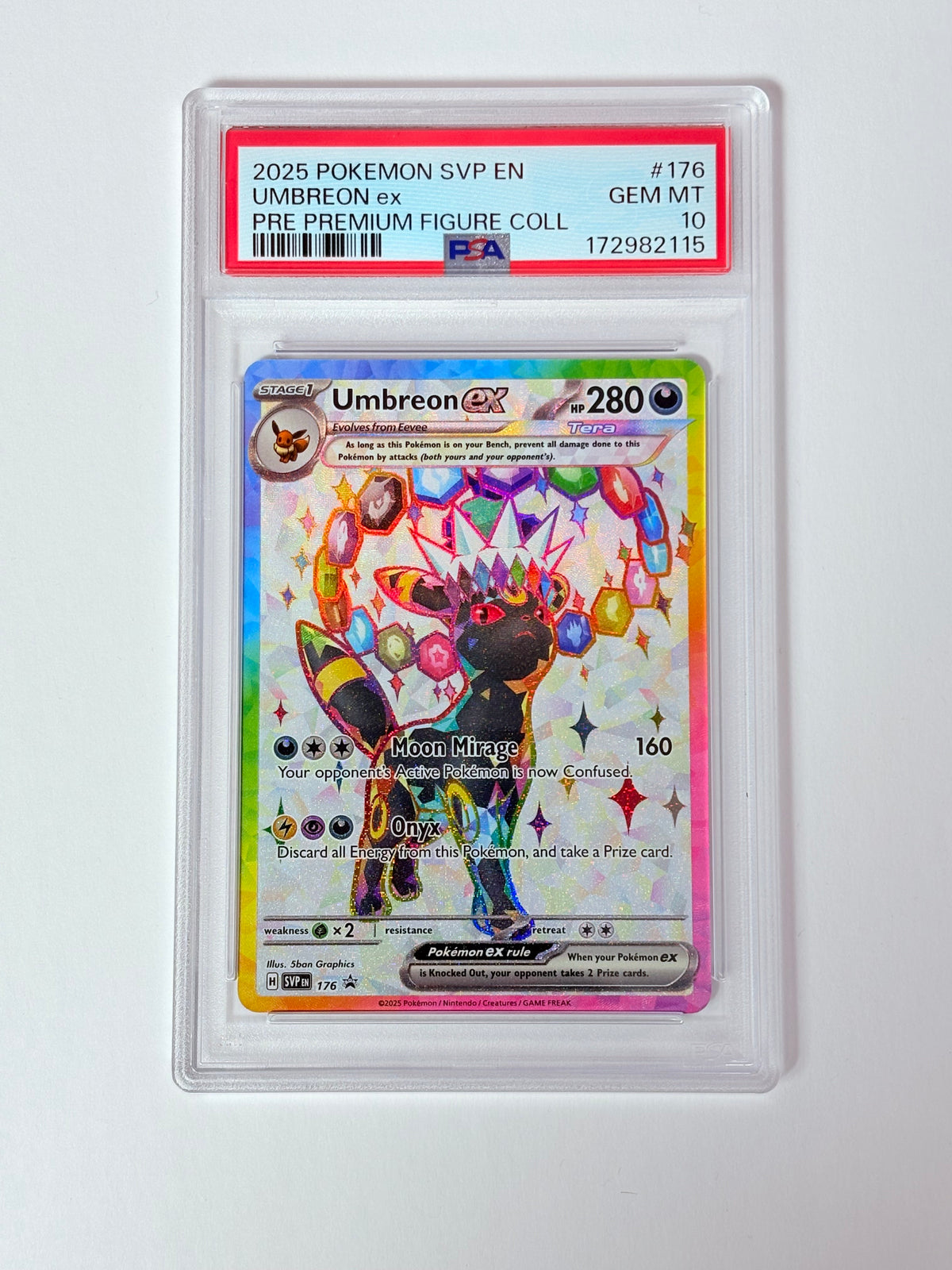 PSA 10 Premium Figure Collection Umbreon Ex 176