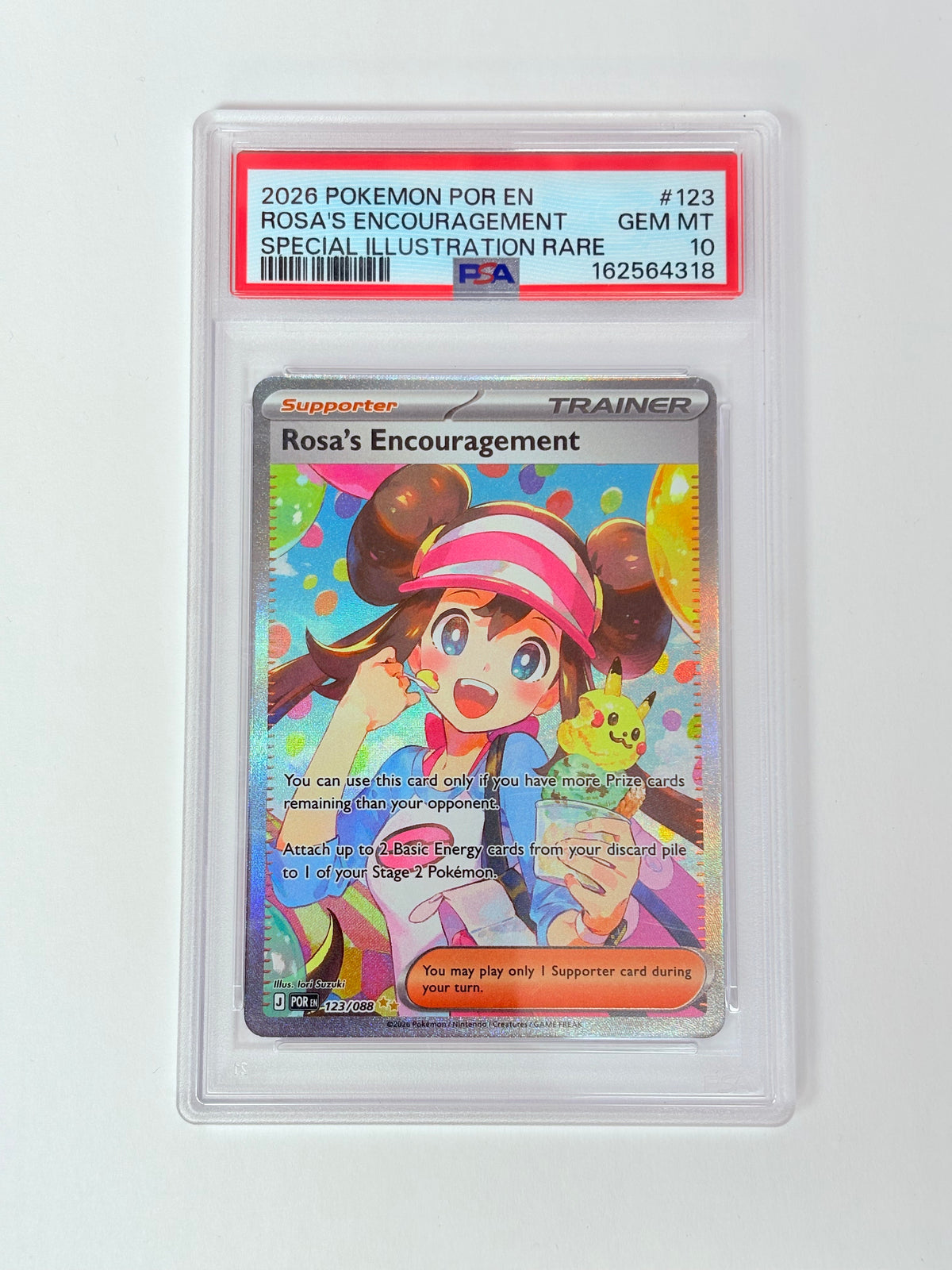 PSA 10 2026 Perfect Order Rosa’s Encouragement 123/88