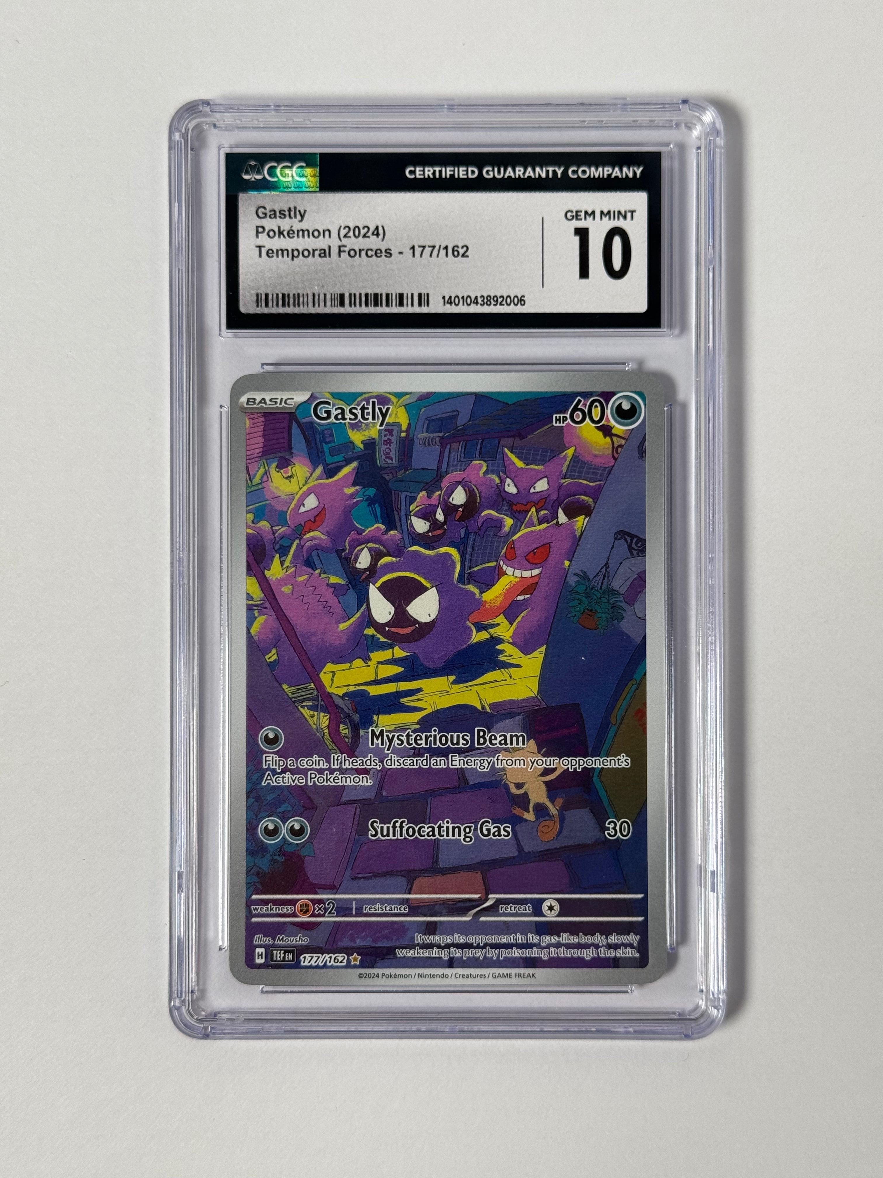 CGC 10 Temporal Forces Gastly AR 177/162