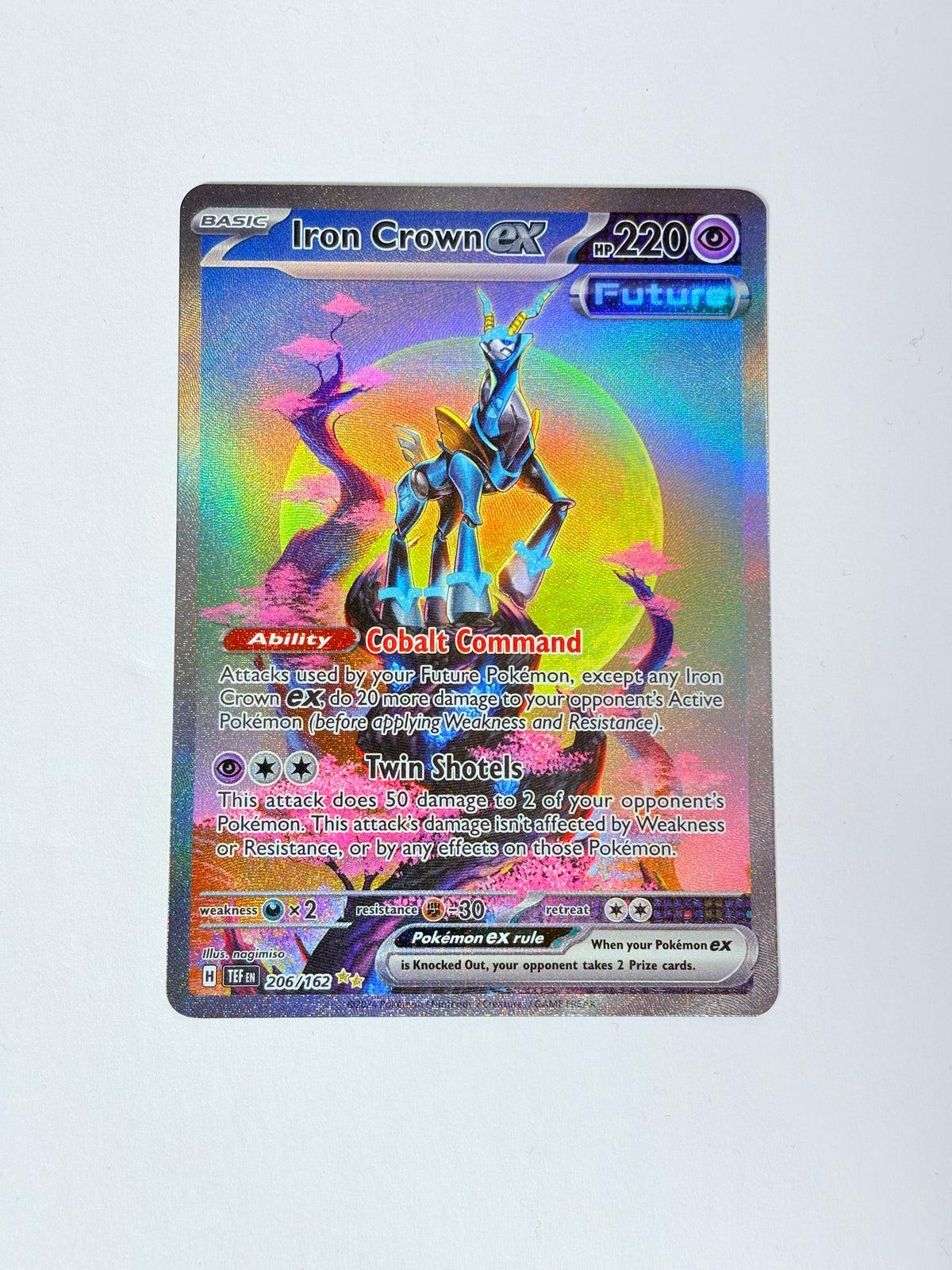 2024 Temporal Forces Iron Crown ex SIR 206/162