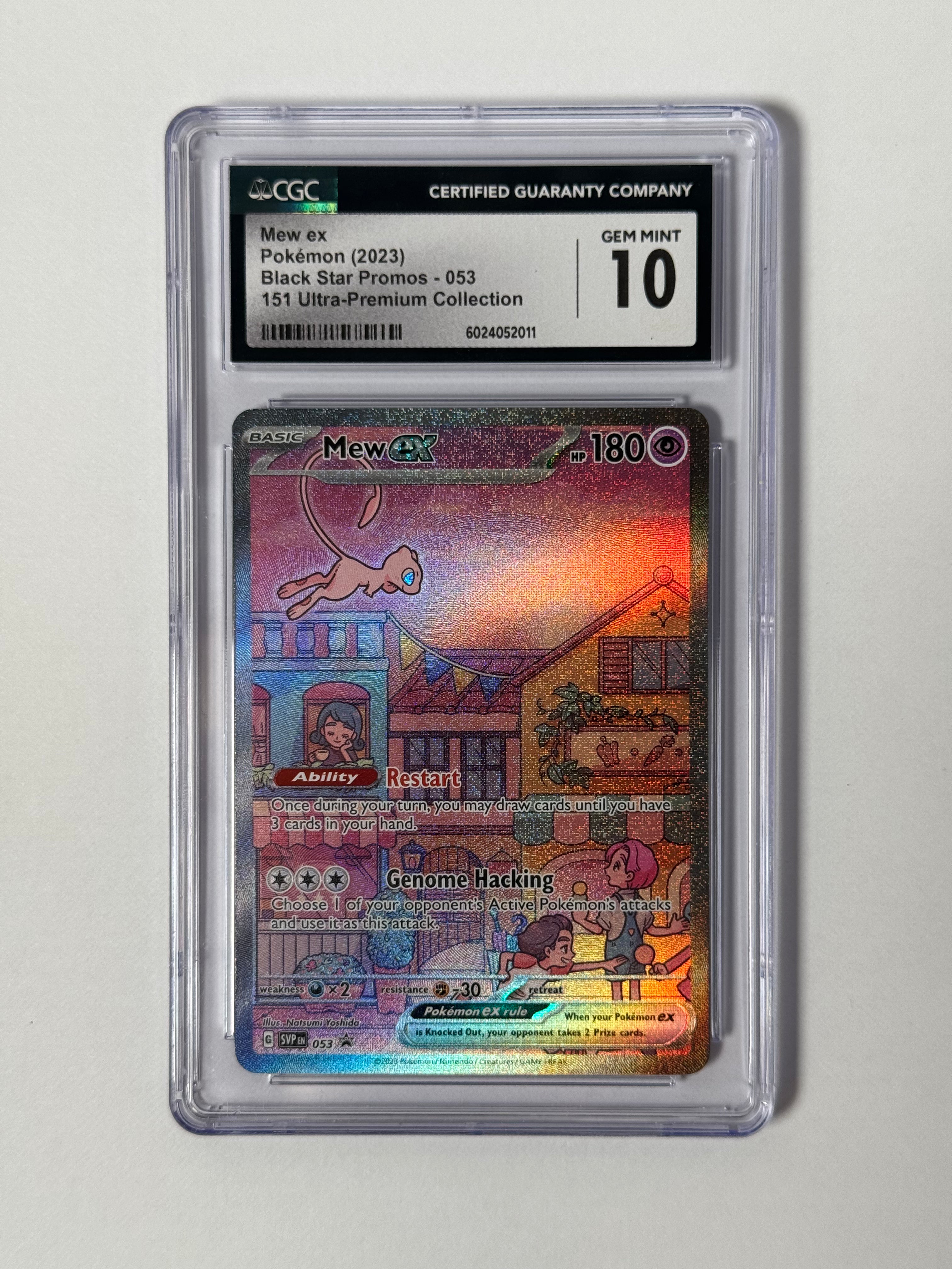 CGC 10 Mew ex 151 Black Star Promo 053
