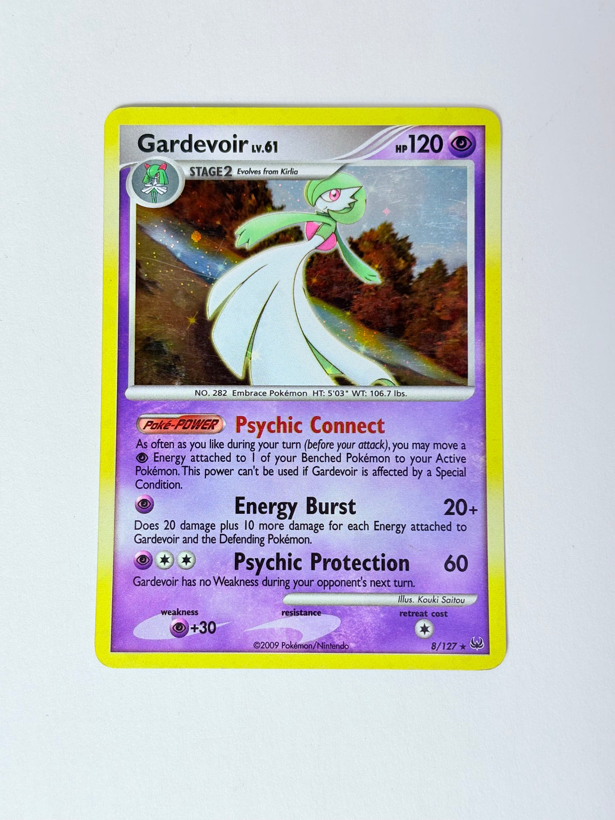 2009 Platinum Gardevoir Holo 8/127