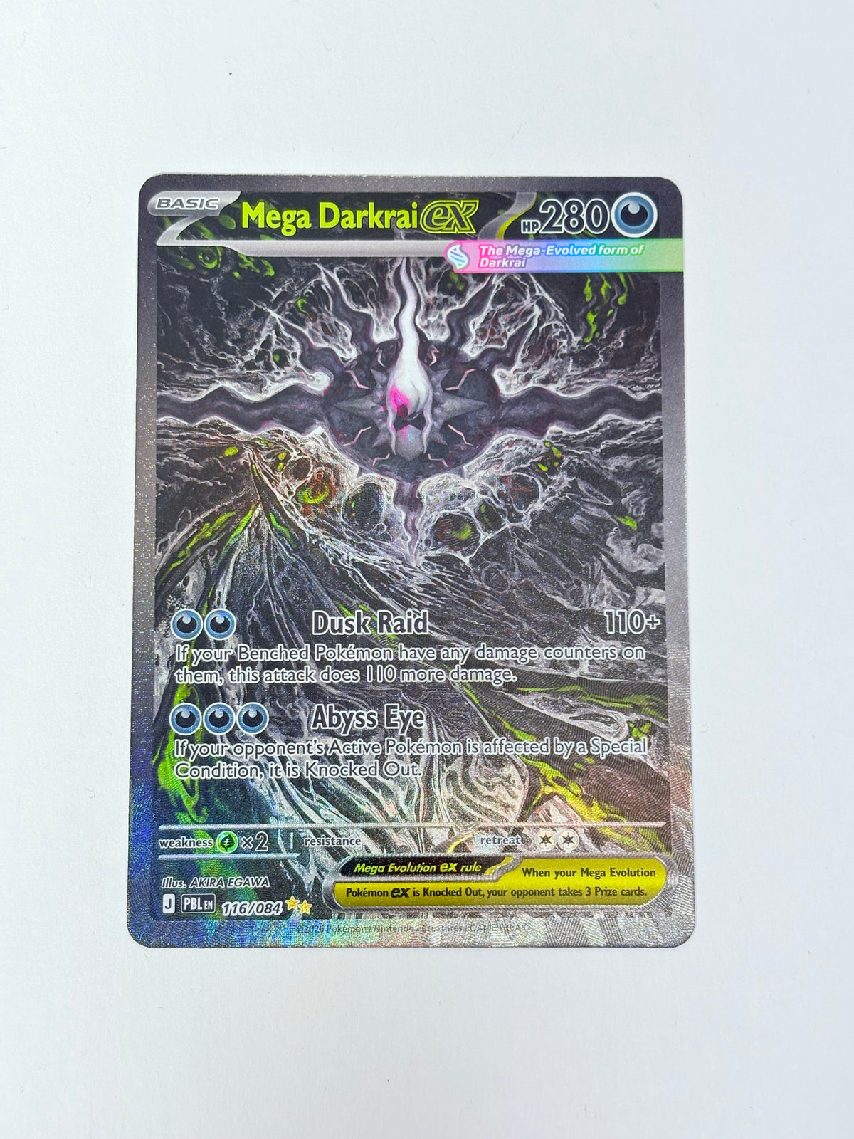 2026 Pitch Black Mega Darkrai Ex SIR 116/84