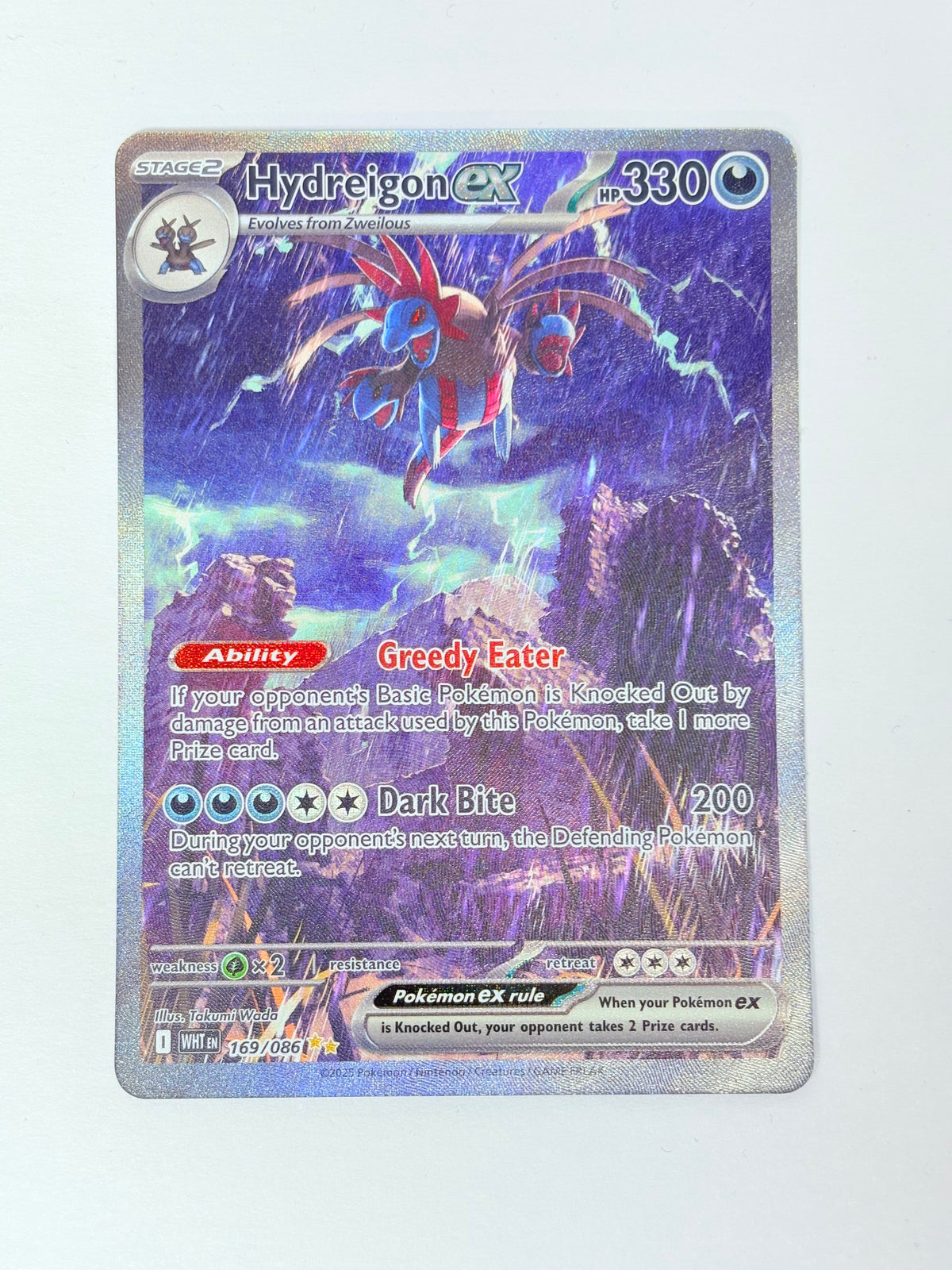 2025 White Flare Hydreigon Ex 169/86