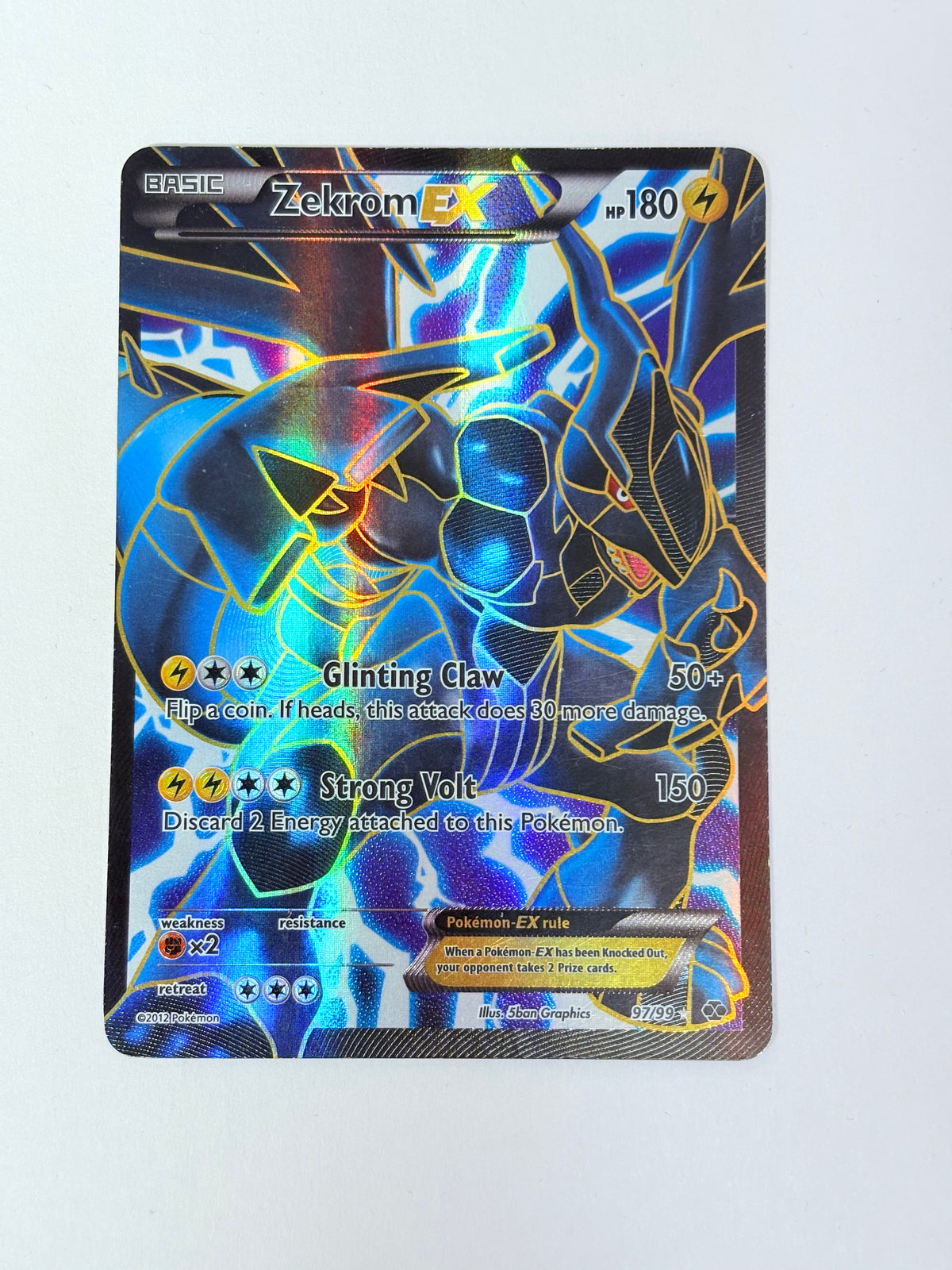 2012 Next Destinies Zekrom Ex full art 97/99