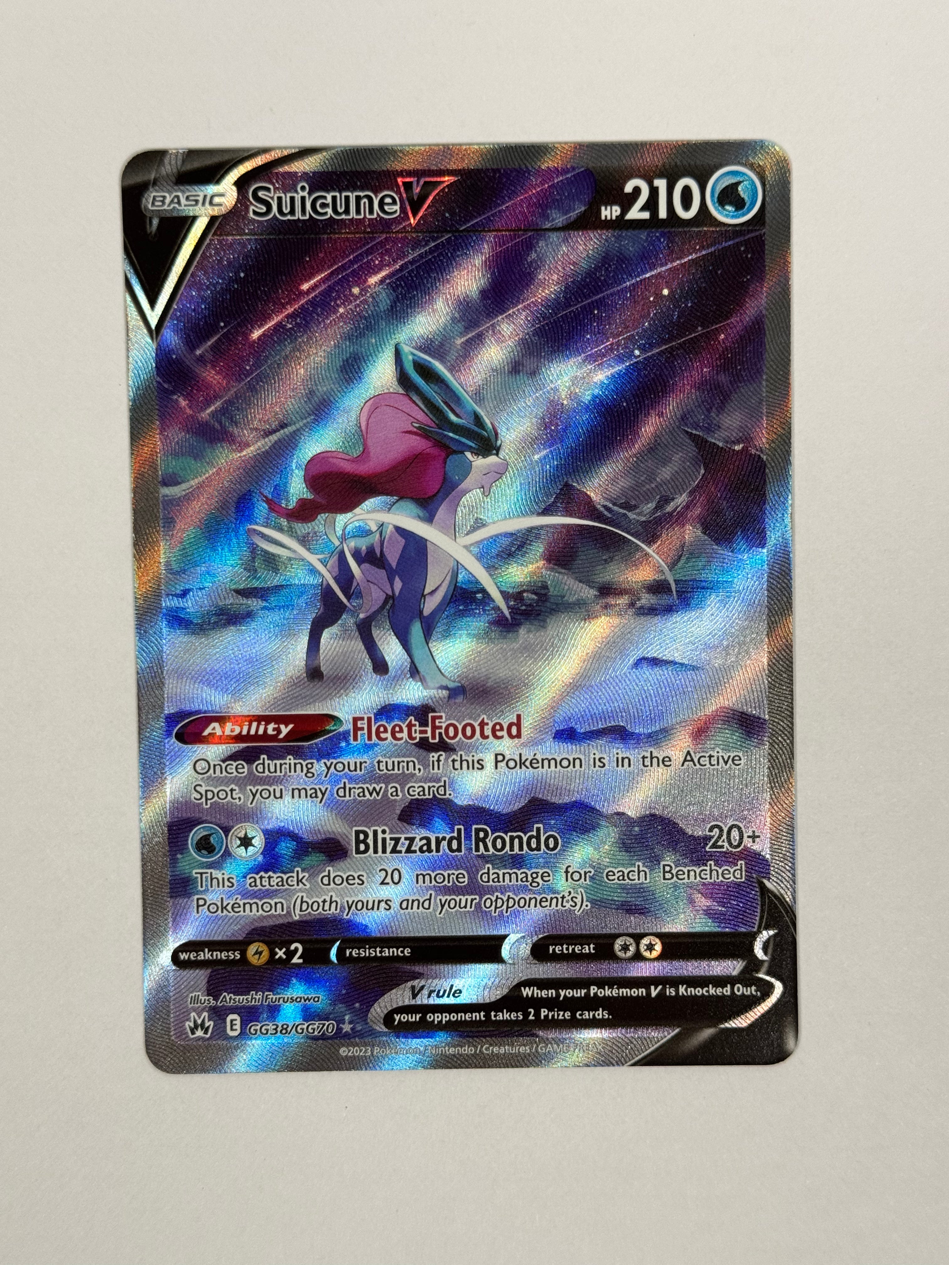 2023 Crown Zenith Suicune V GG38/GG70