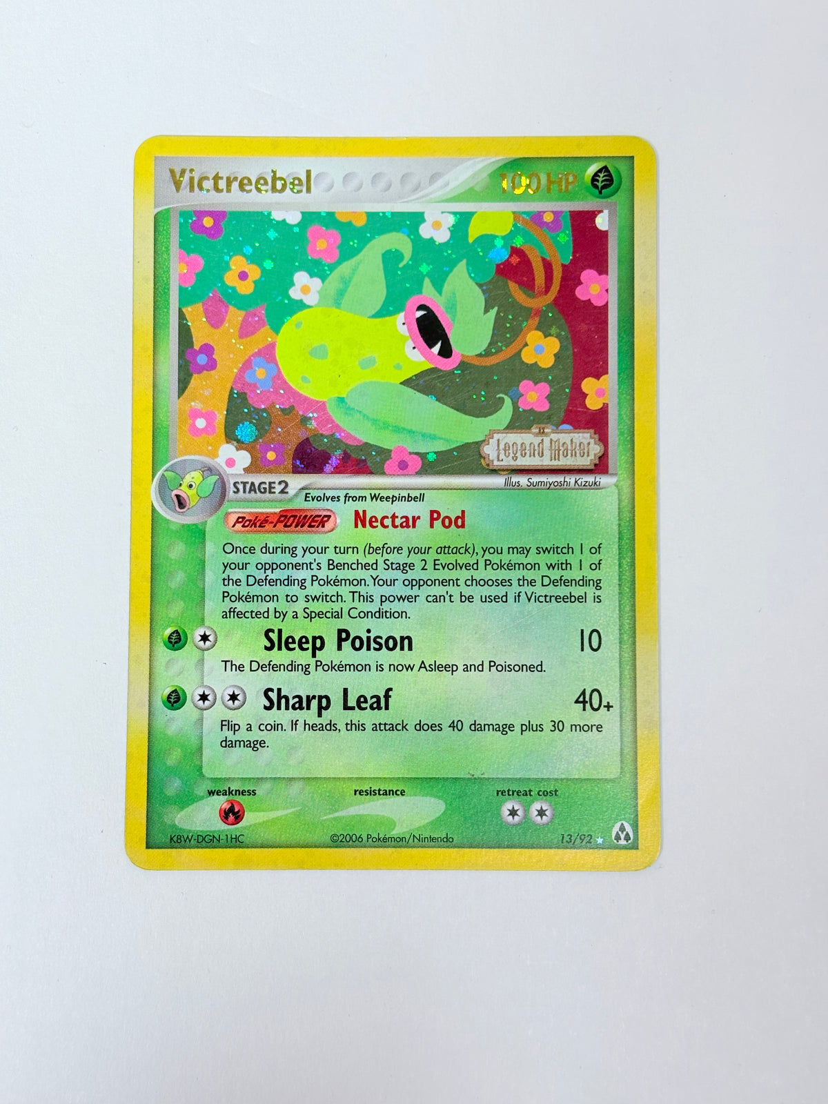 2006 Legend Maker victreebel  Reverse Holo 13/92