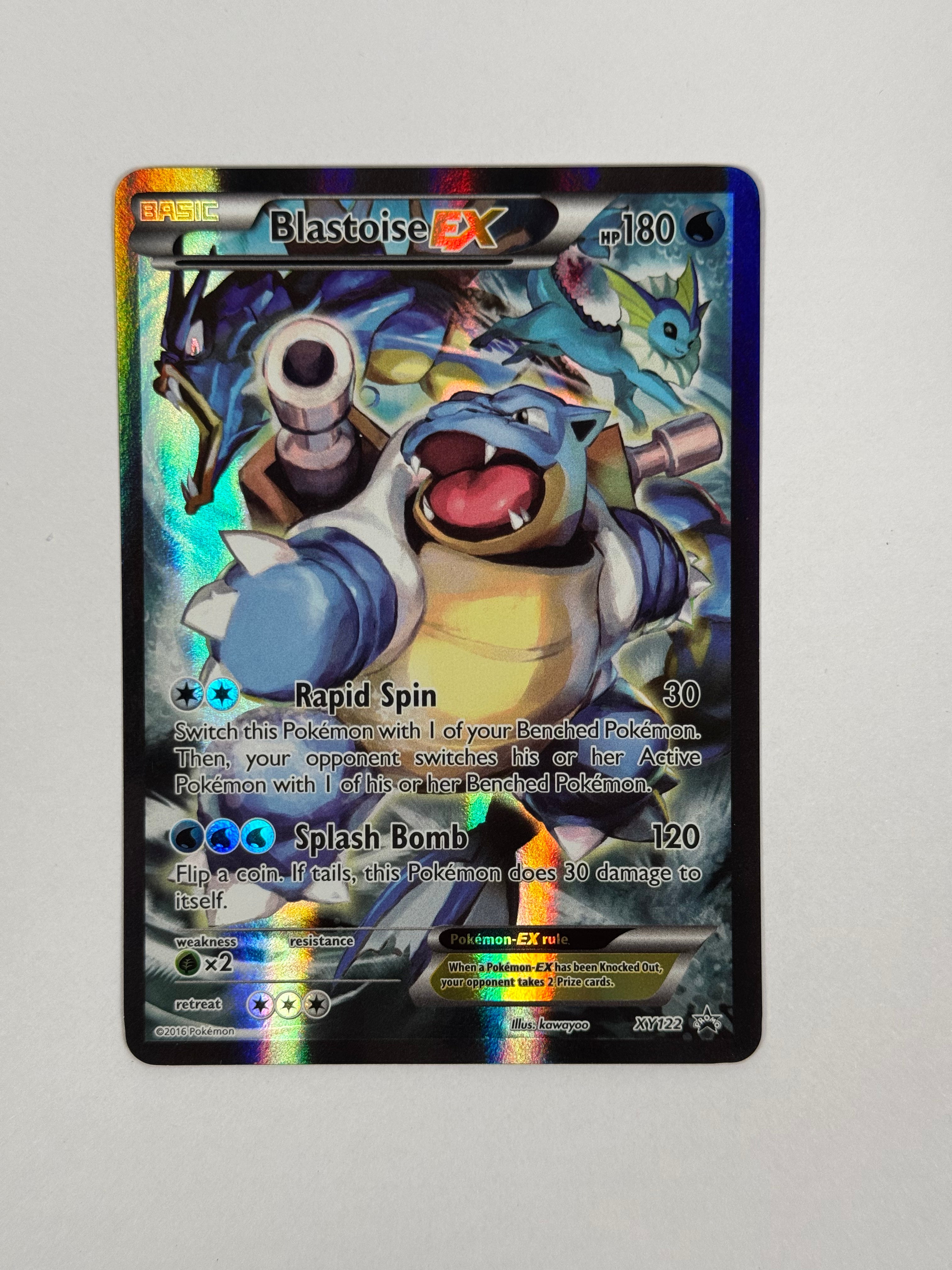 2016 Blastoise EX Black Star Promo XY122