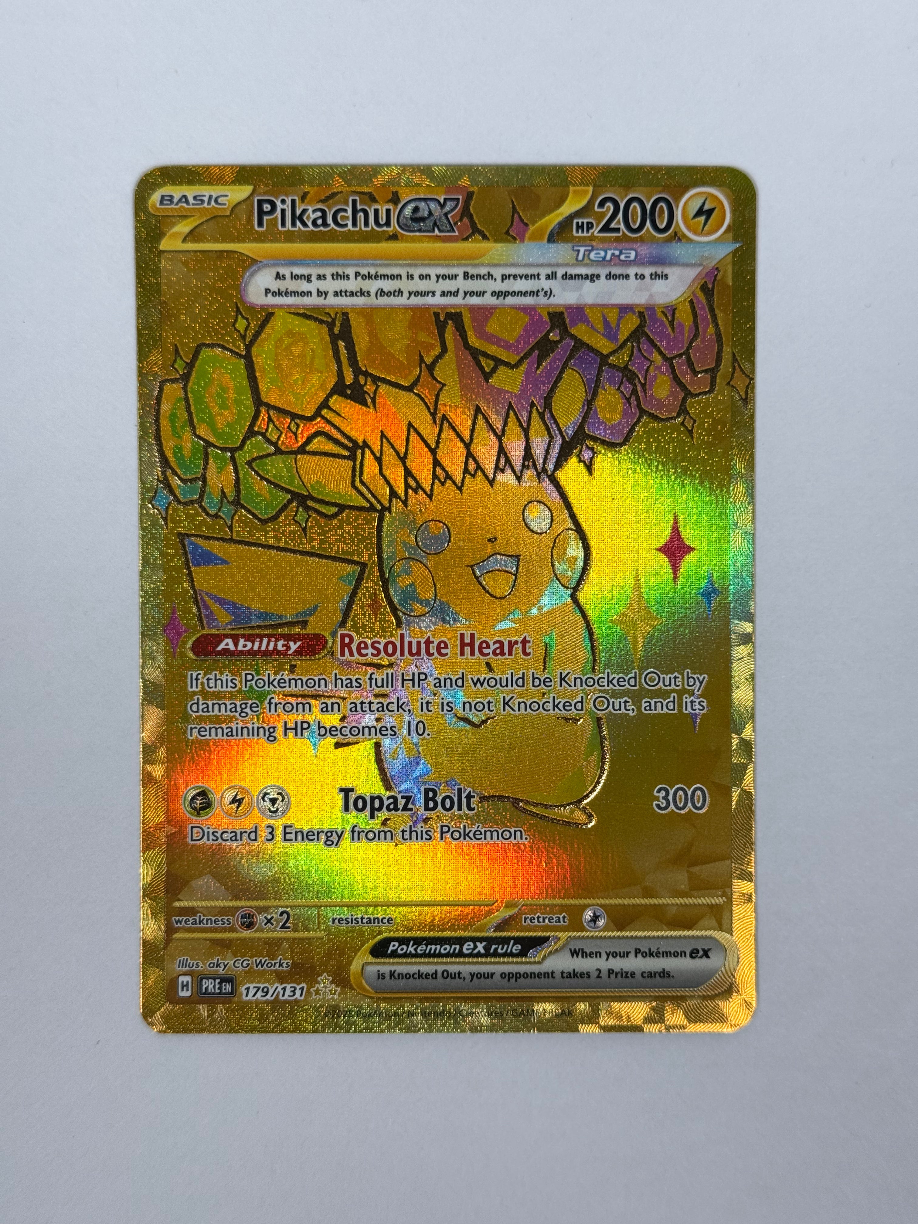 2025 Prismatic Evolutions Pikachu SR 179/131