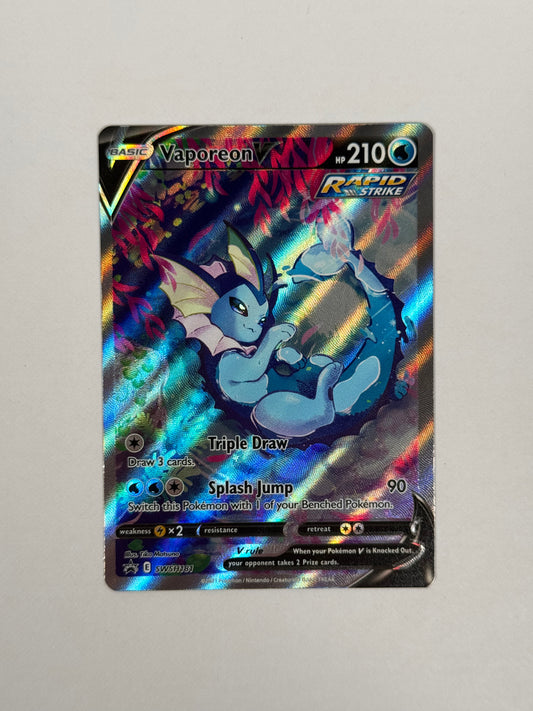 2021 Vaporeon V Black Star Promo SWSH181