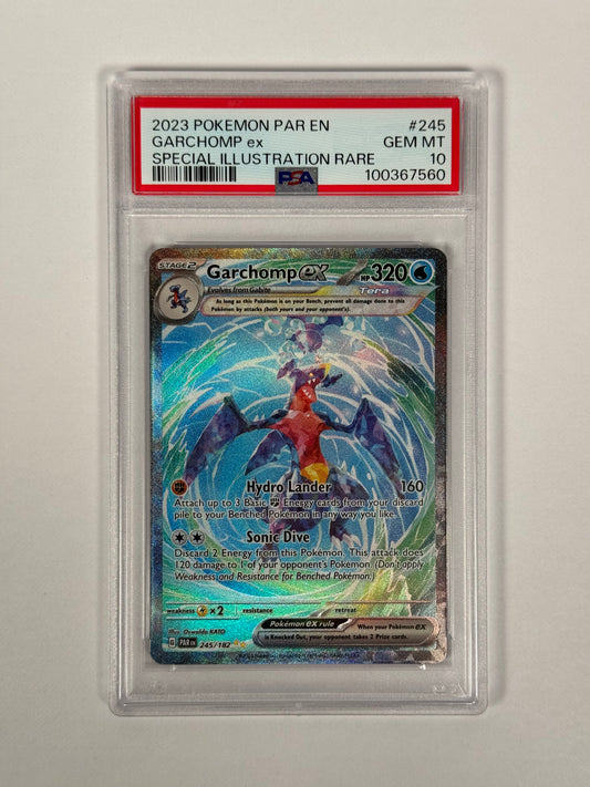 PSA 10 Paradox Rift Garchomp ex SIR 245/182