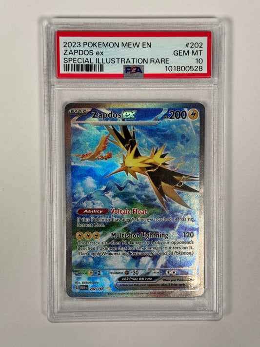 PSA 10 151 Zapdos ex SIR 202/165