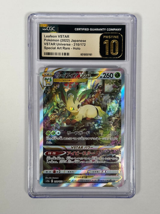 CGC 10 (Japanese) Vstar Universe Leafeaon Vstar SAR 210/172