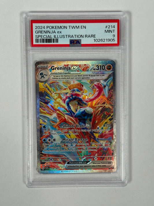 PSA 9 2024 Twilight Masquerade Greninja ex SIR 214/167
