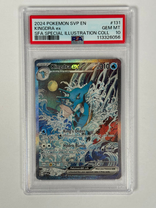 PSA 10 2024 Kingdra ex SIR Black Star Promo 131