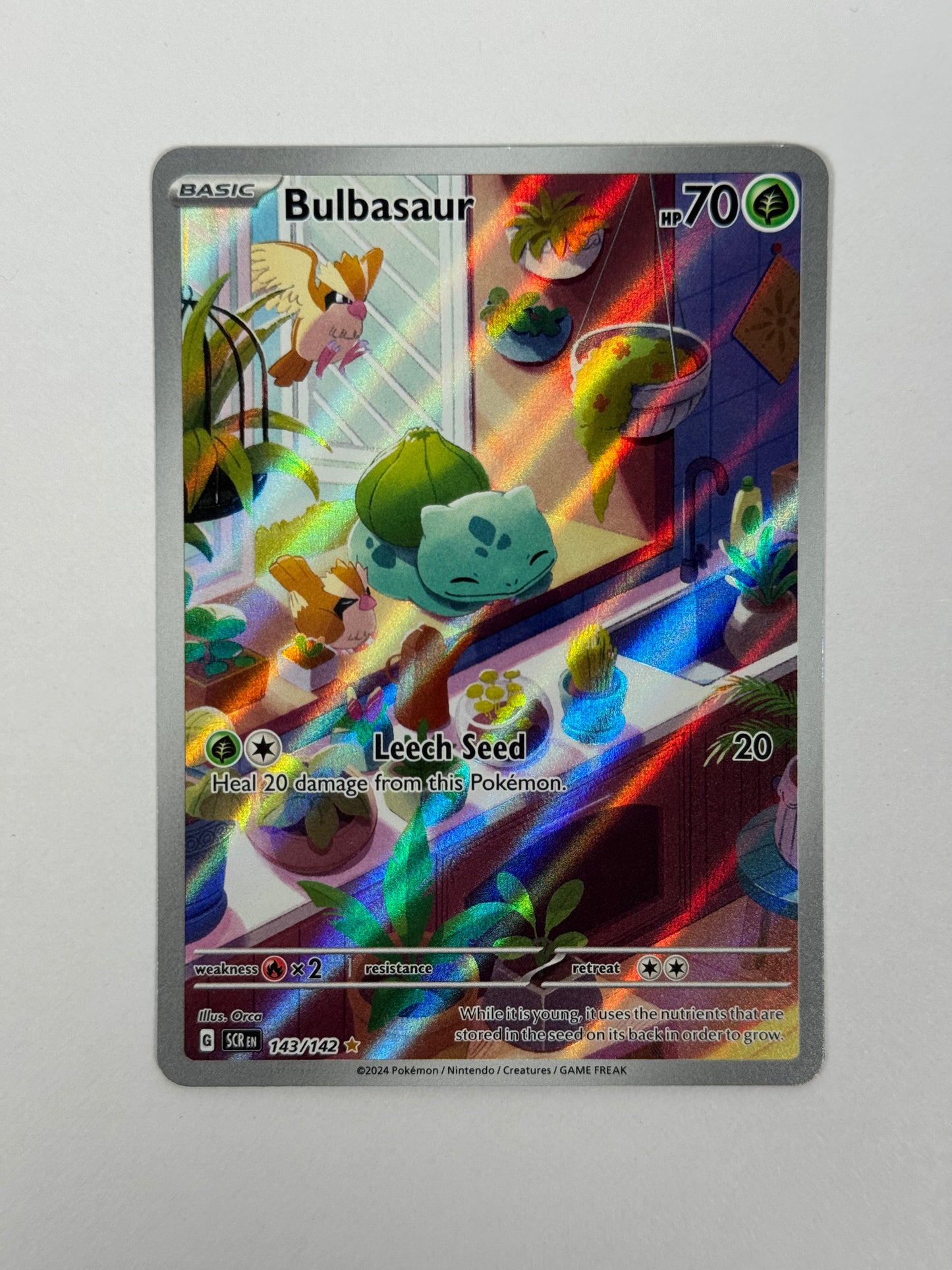 2024 Stellar Crown Bulbasaur AR 143/142