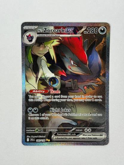 2025 Journey Together N's Zoroark ex SIR 185/159