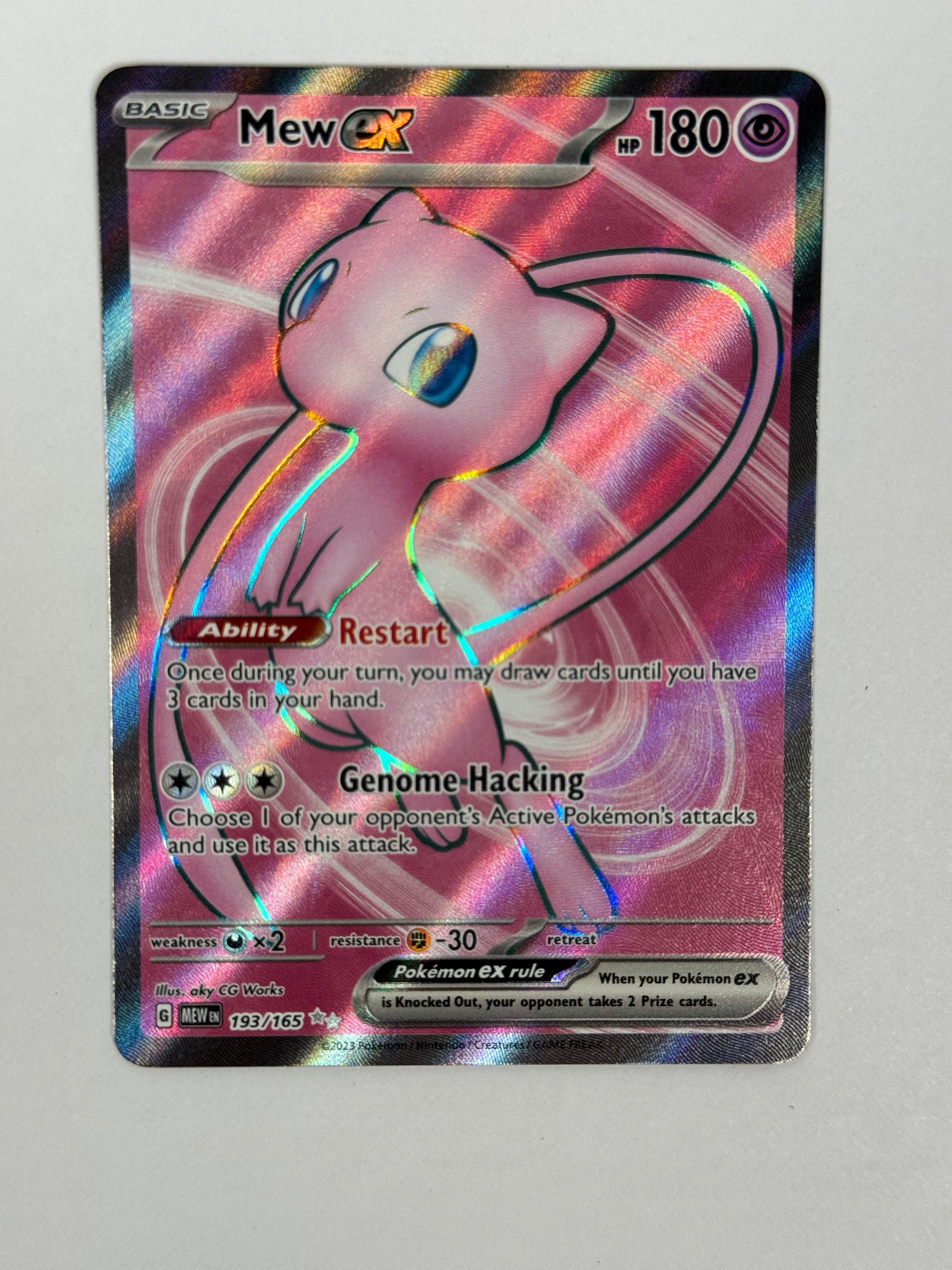 2023 151 Mew ex Full Art 193/165