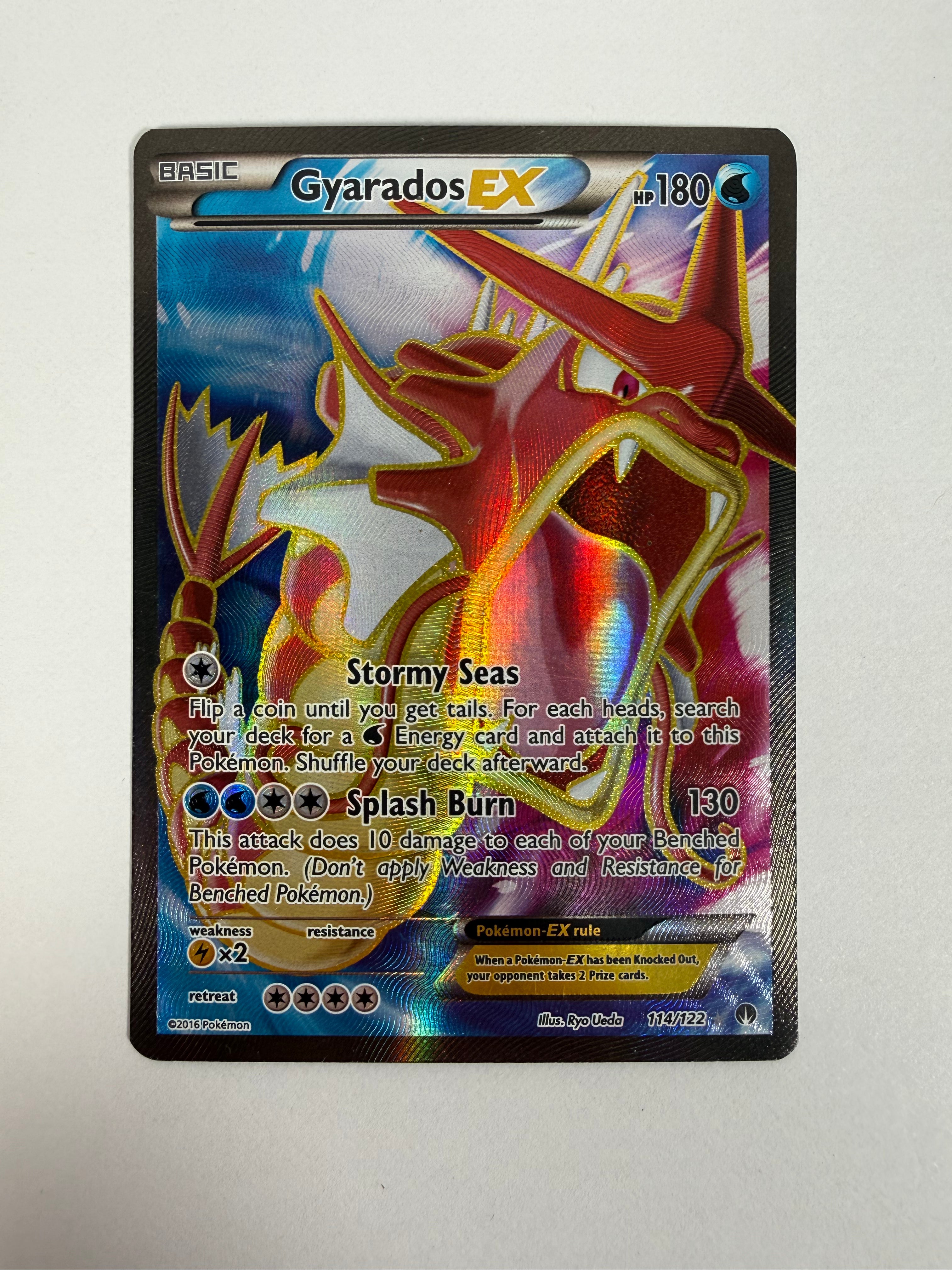 2016 BreakPOINT Gyarados EX Full Art 114/122