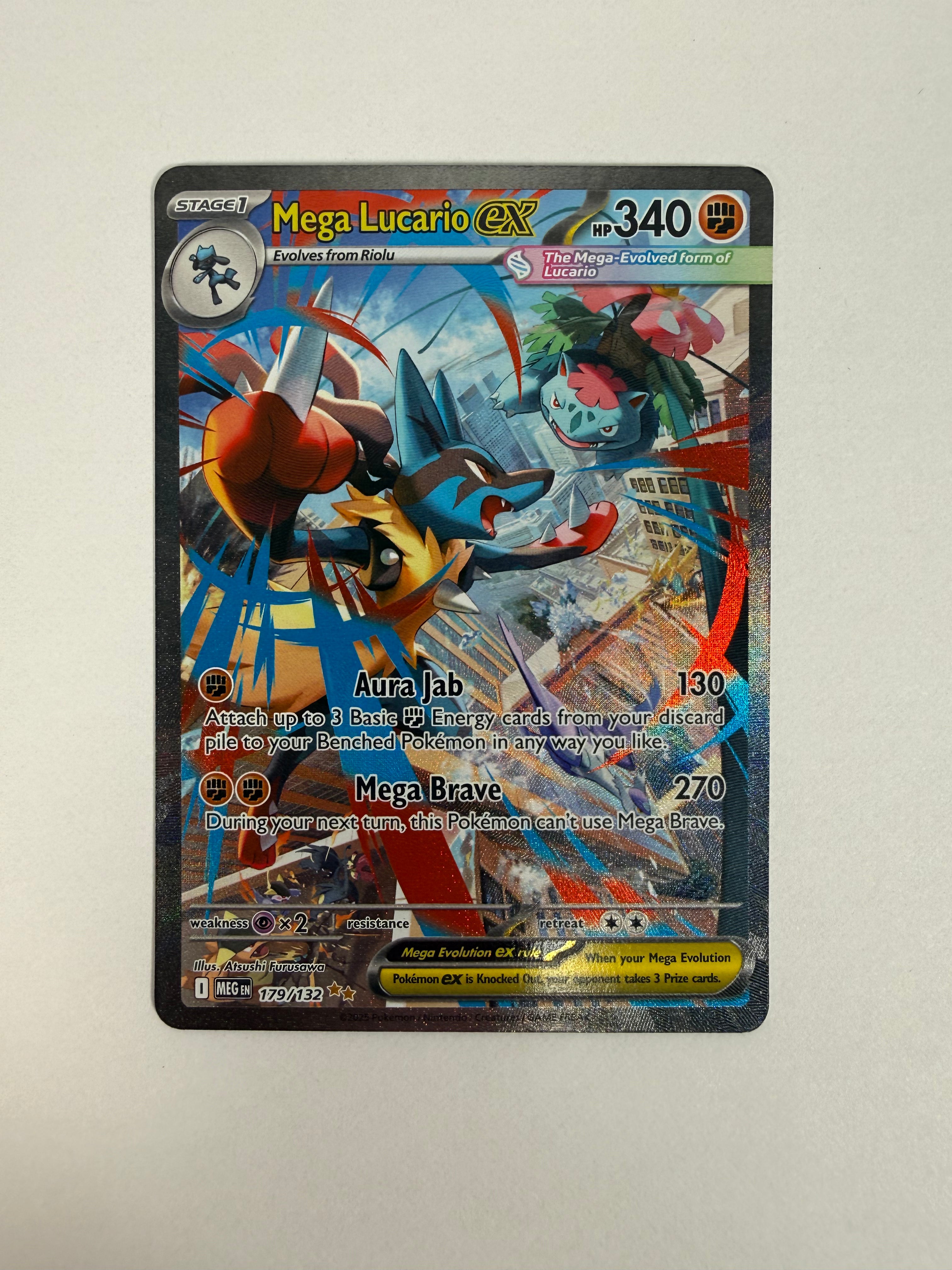2025 Mega Evolutions Mega Lucario ex SIR 179/132