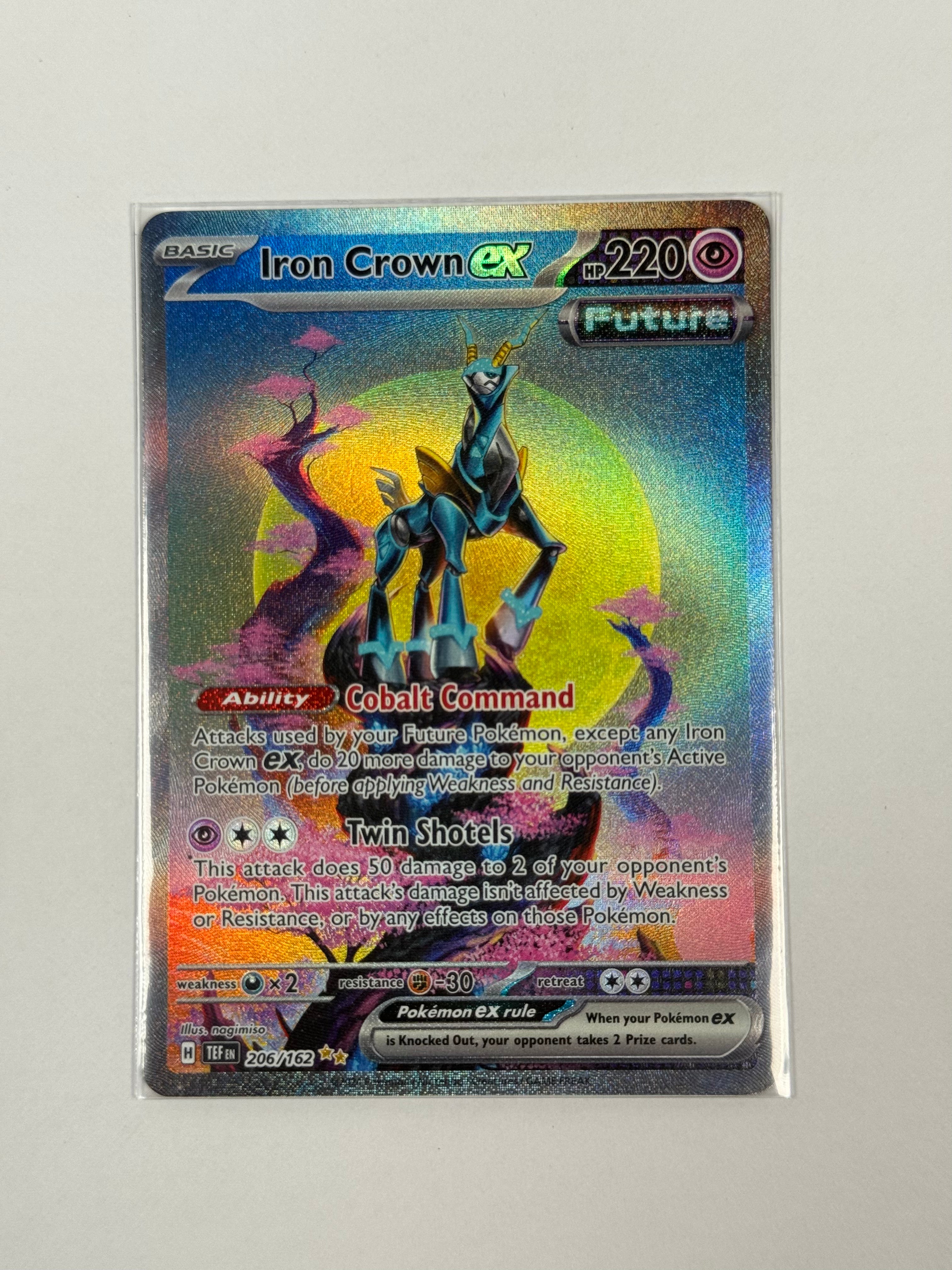2024 Temporal Forces Iron Crown ex SIR 206/162