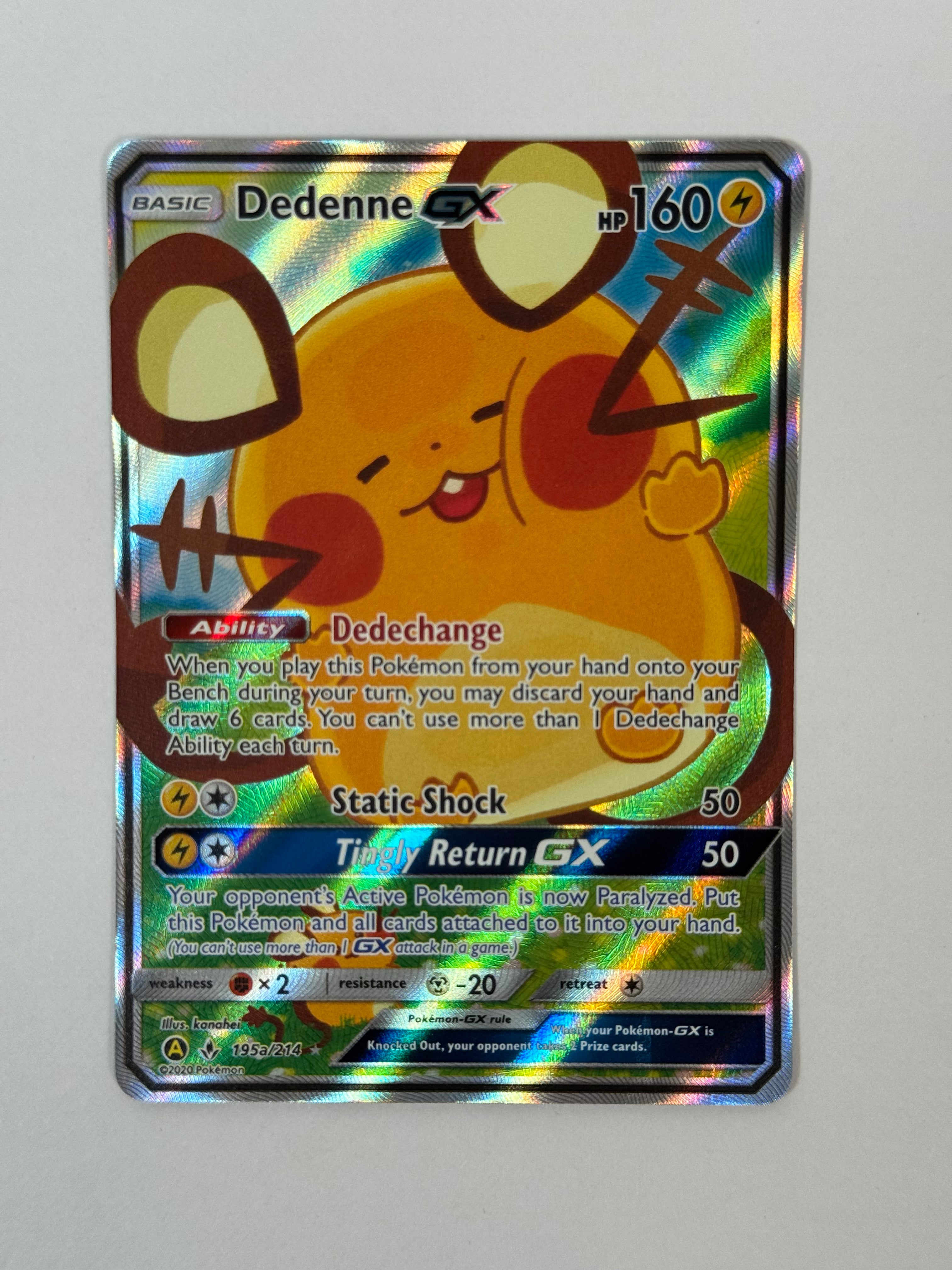 2020 Unbroken Bonds Dedenne GX Full Art 195a/214