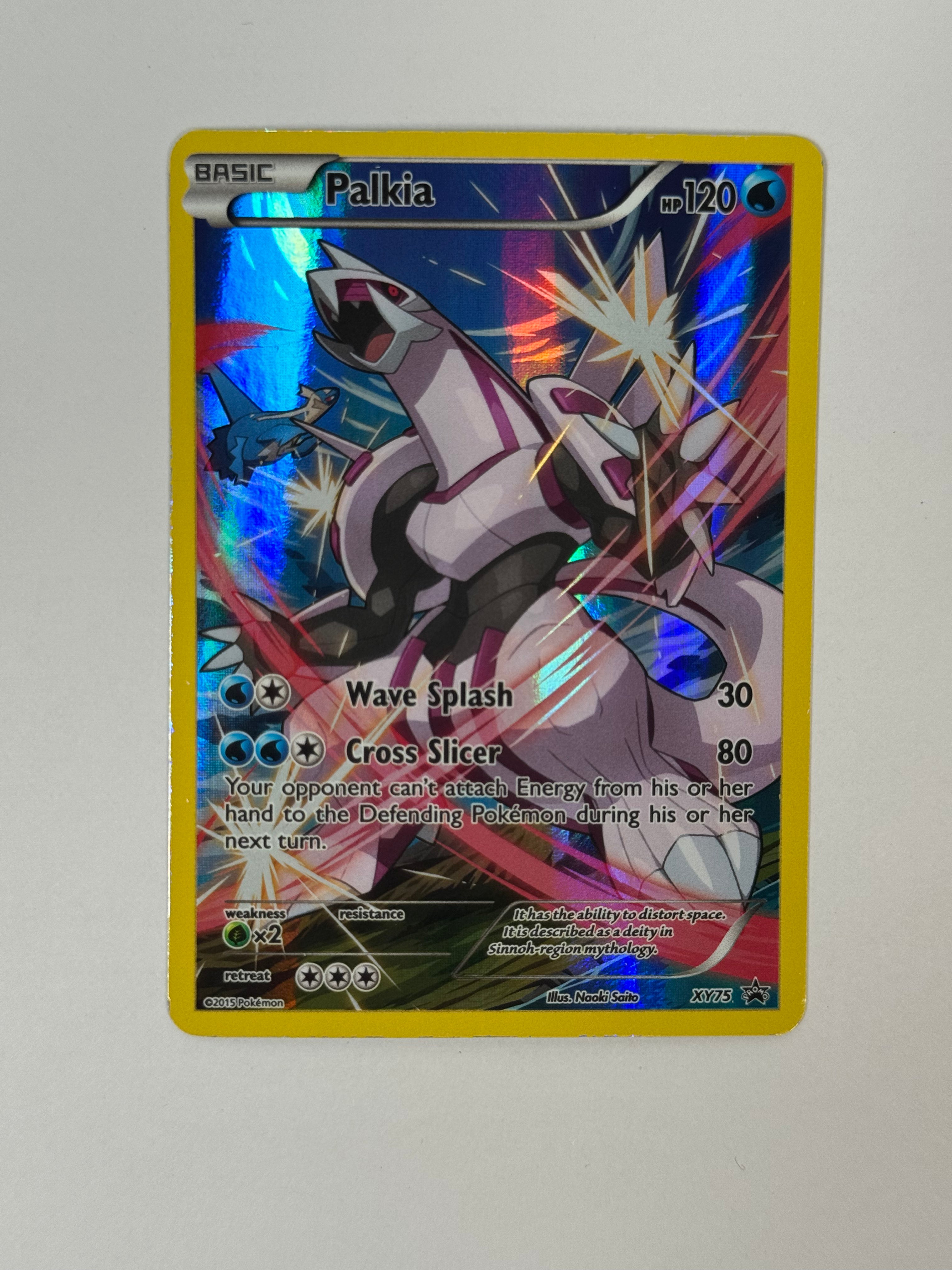 2015 Black Star Promo Palkia XY75