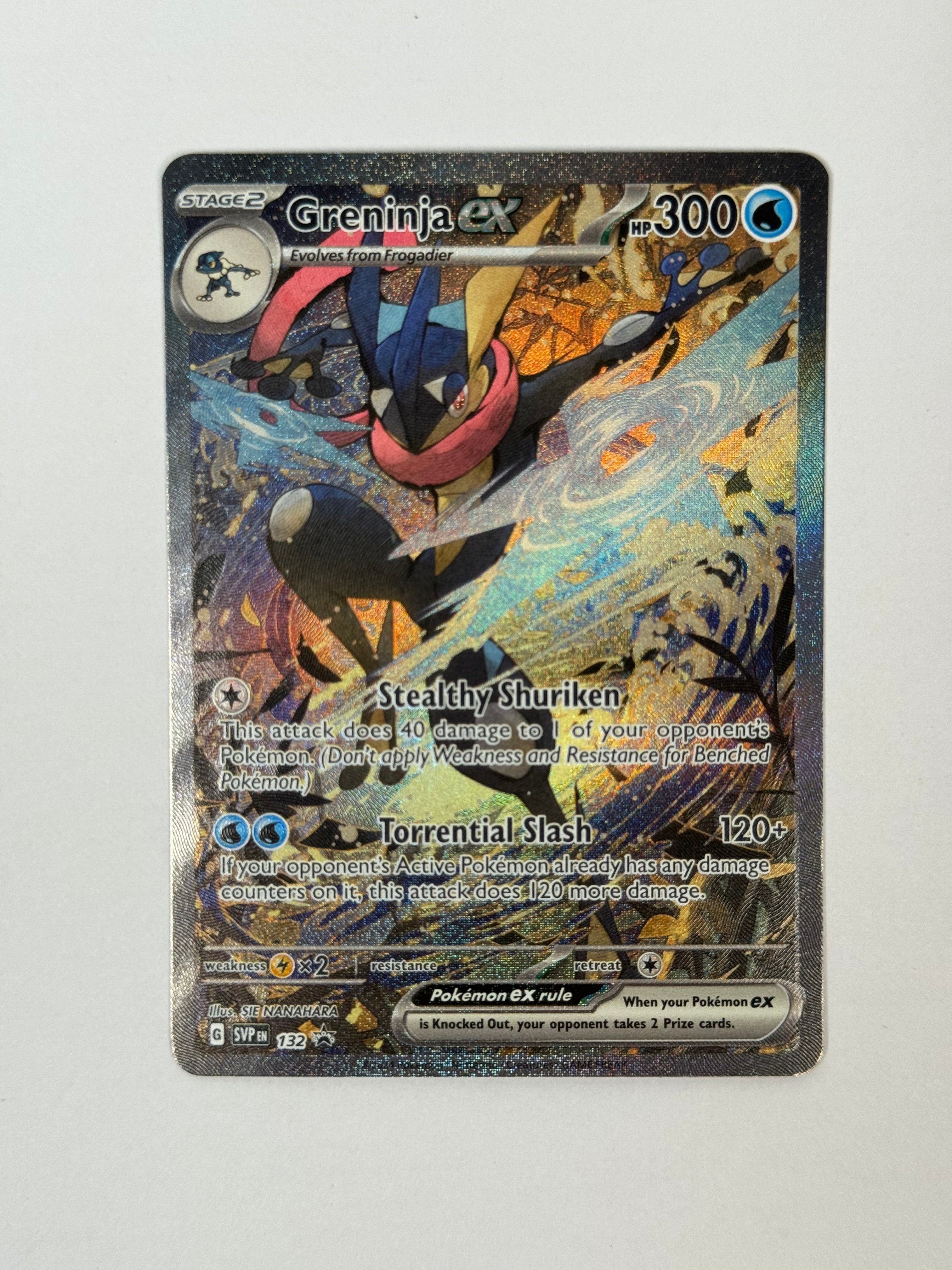 2024 Shrouded Fables Greninja ex Black Star Promo 132