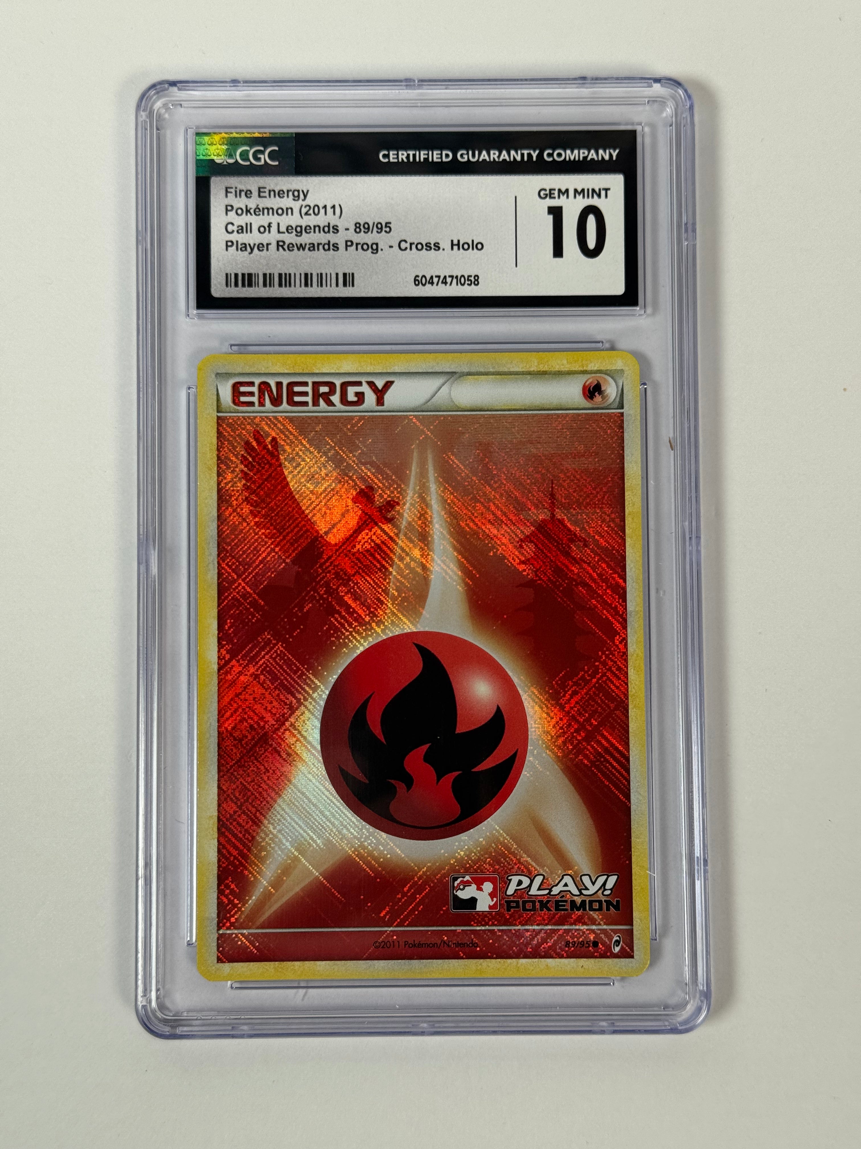 CGC 10 Call of Legends Fire Energy Player Rewards