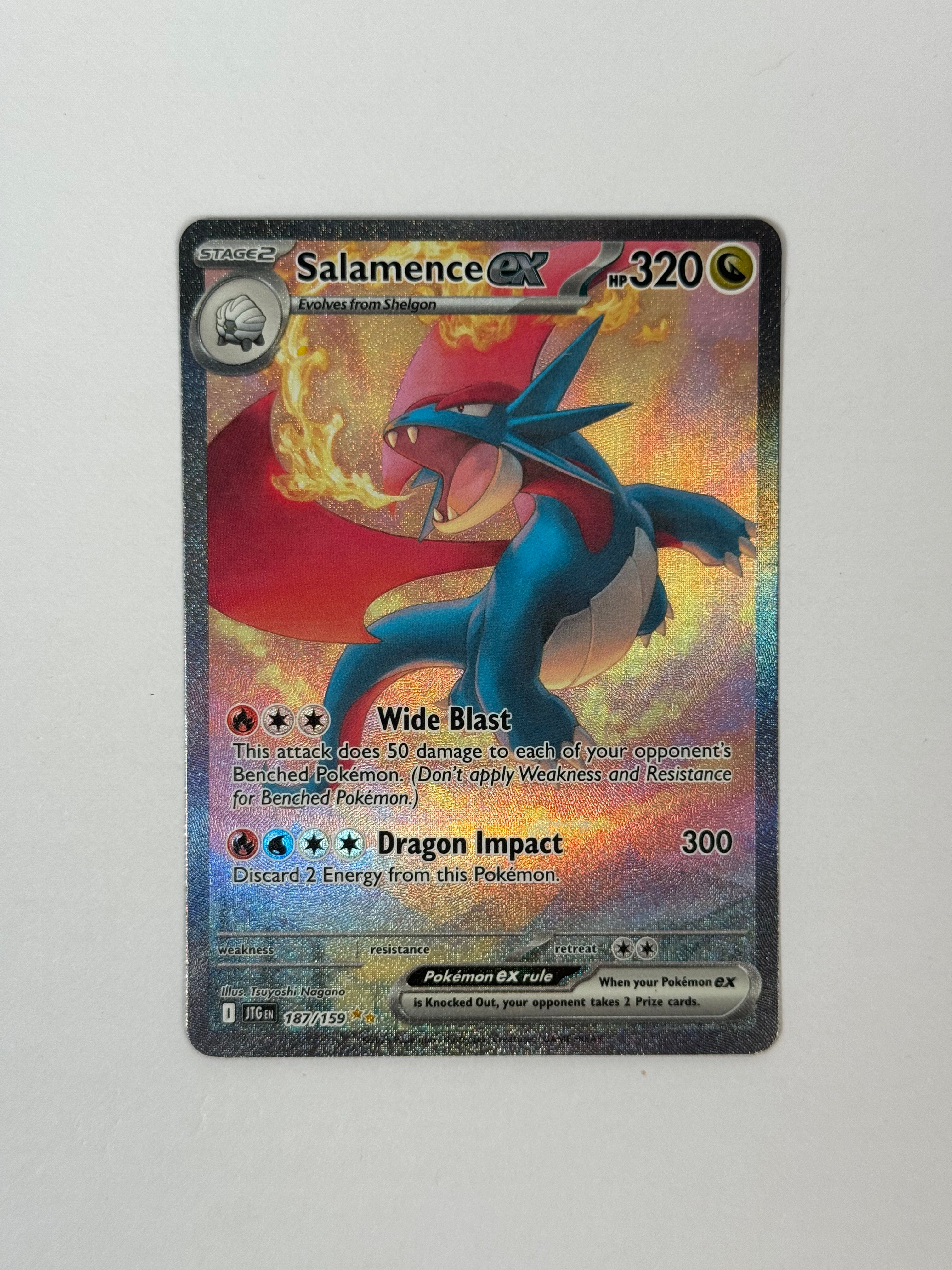 2025 Journey Together Salamence ex SIR 187/159