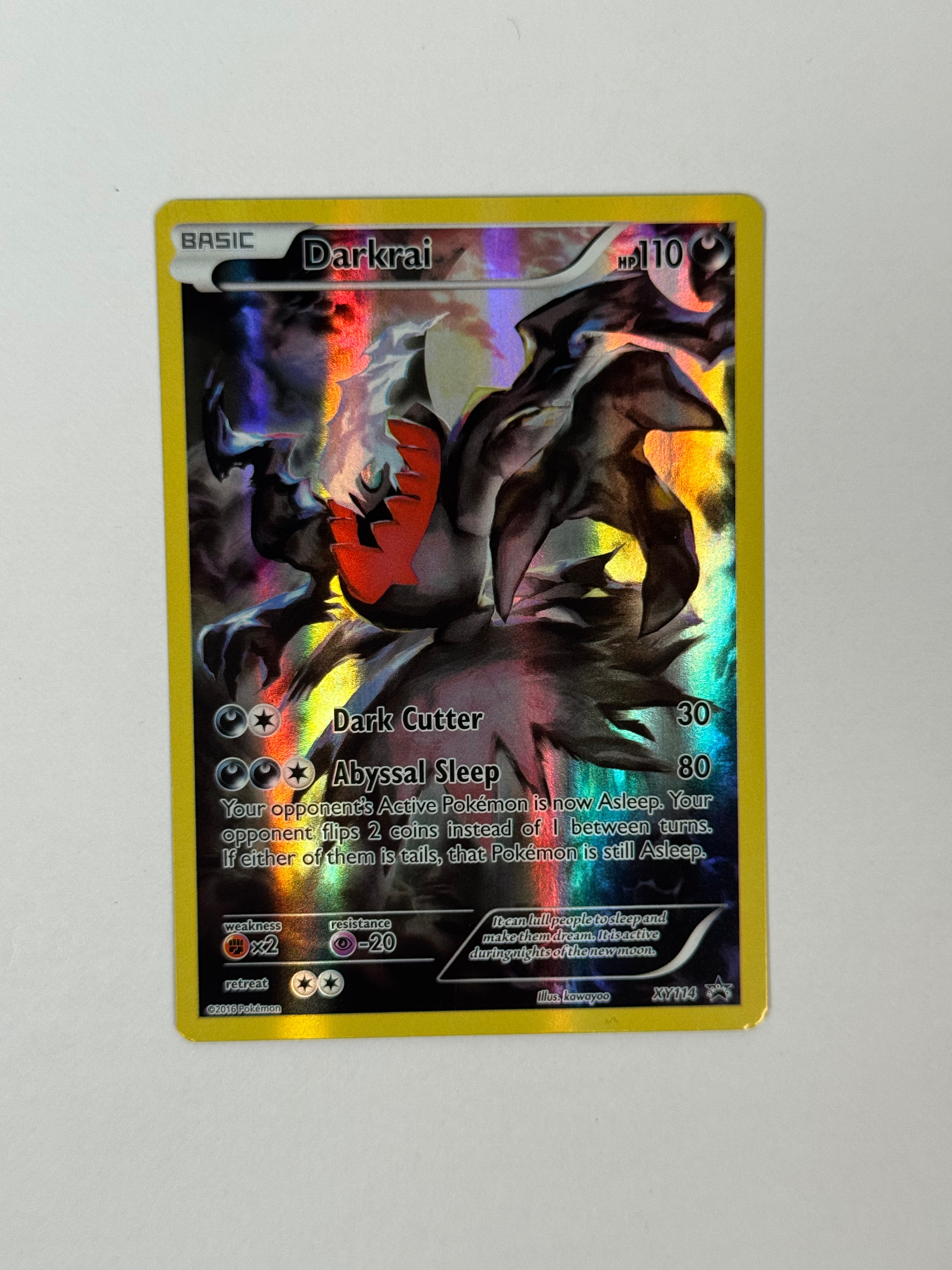 2016 Darkrai Black Star Promo XY114