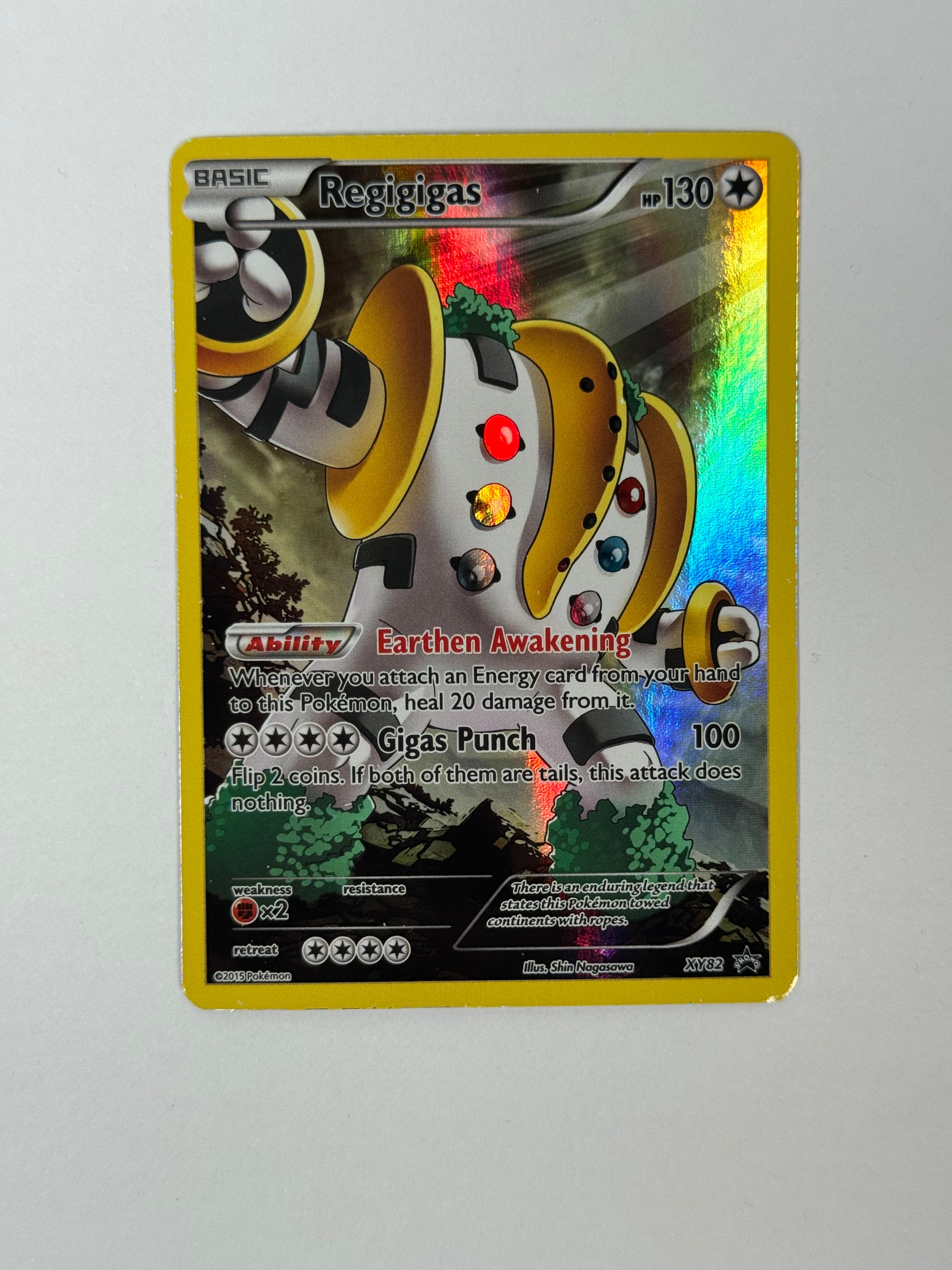2015 Regigias Black Star Promo XY82