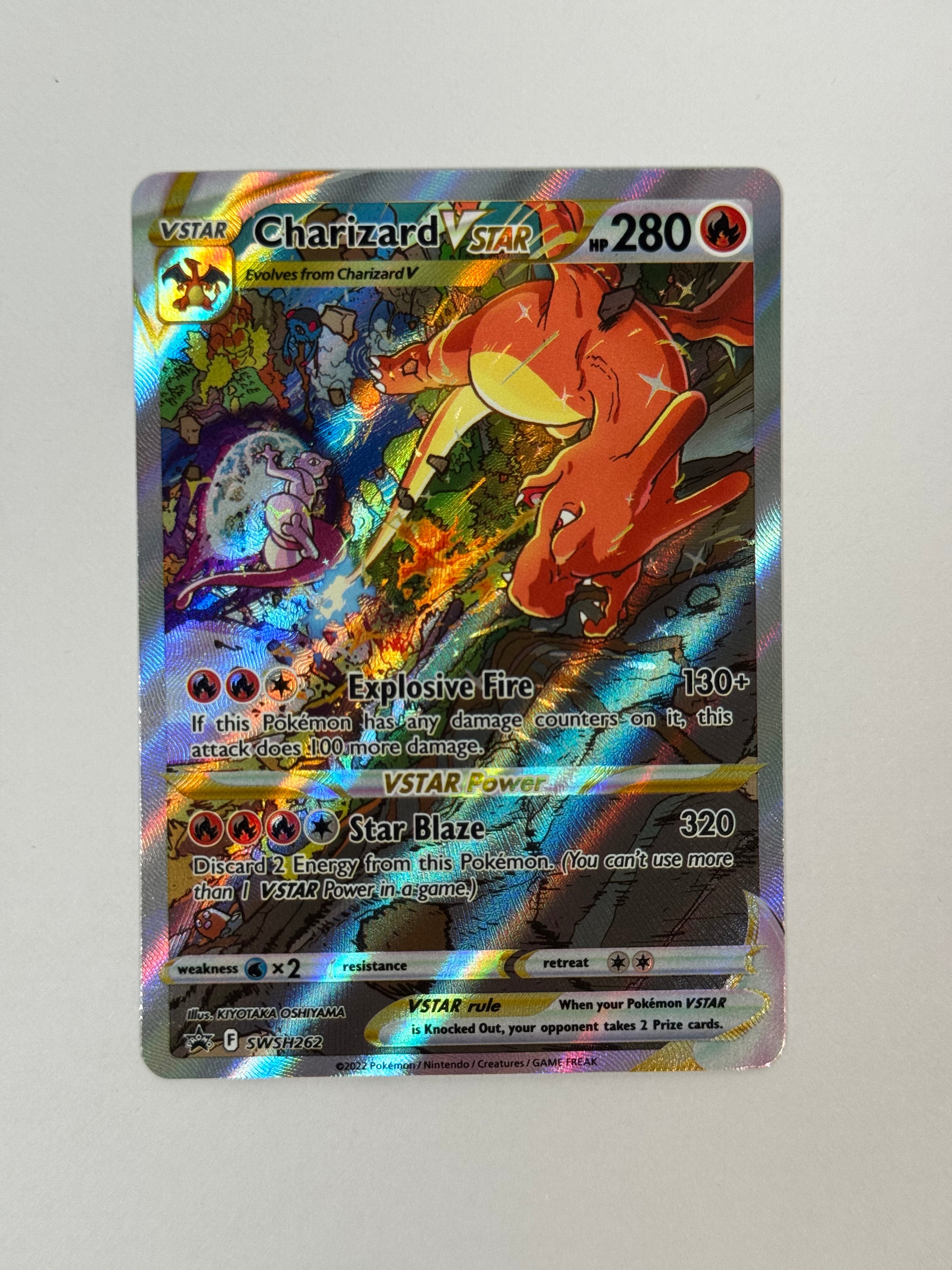 2022 Black Star Promo Charizard Vstar SWSH262