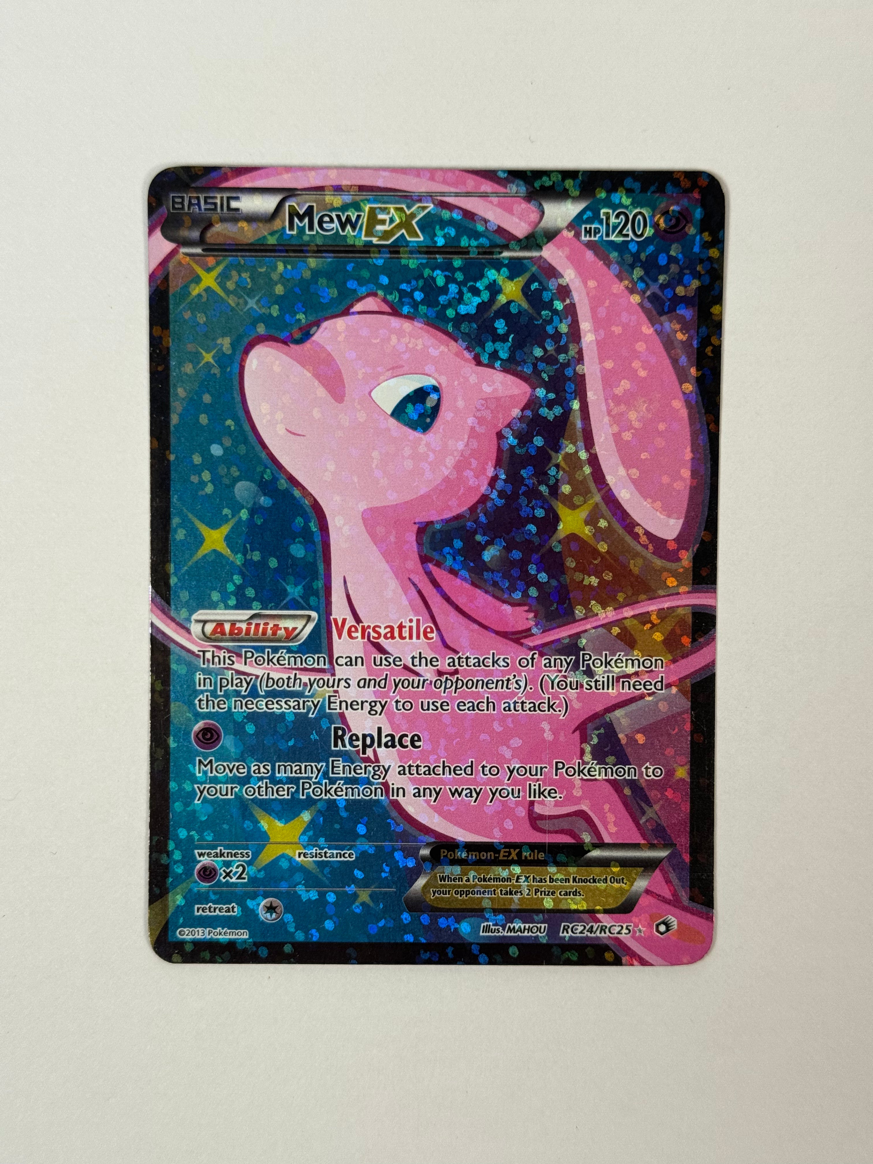 2013 Legendary Treasures Mew EX Full Art RC24/RC25