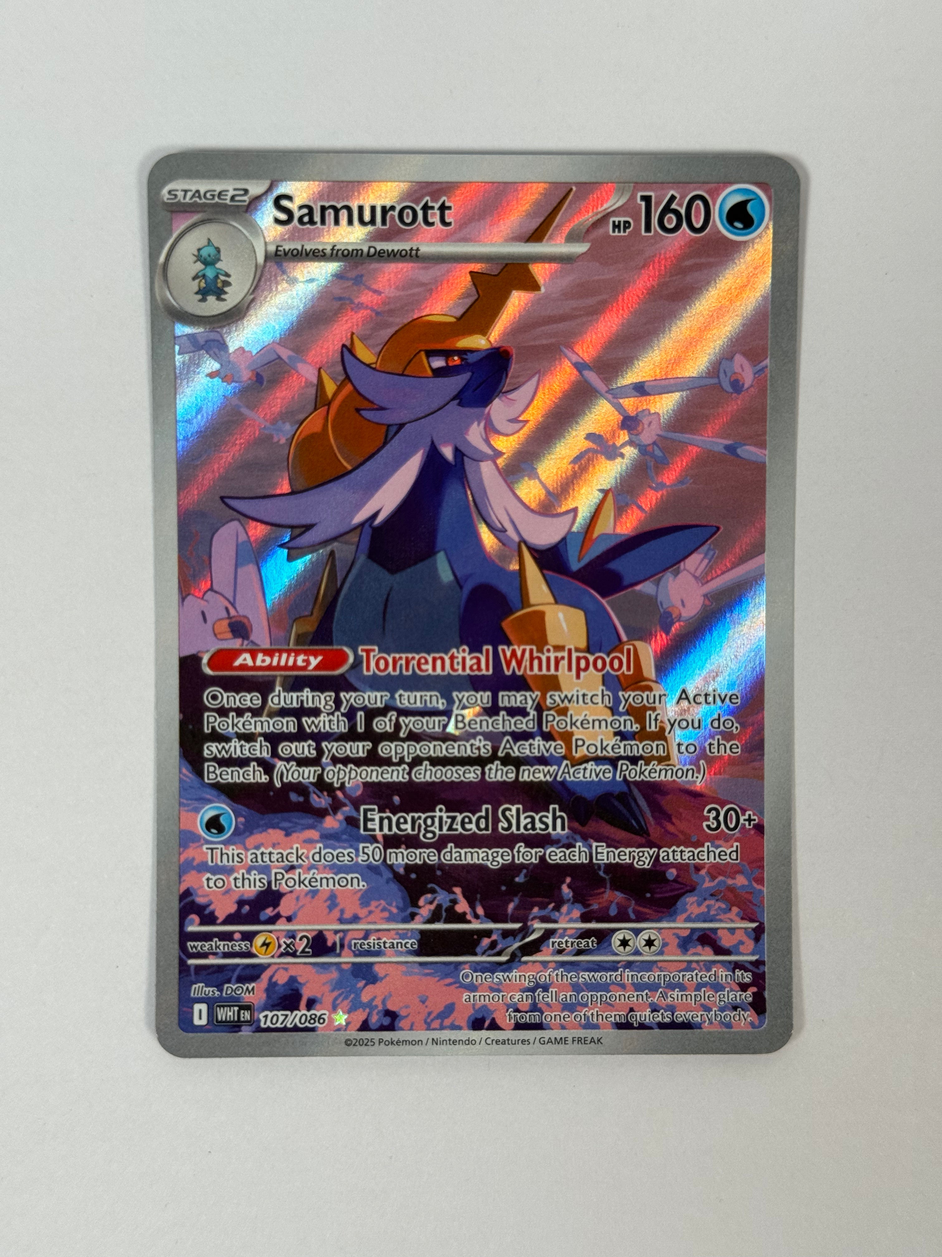2025 White Flare Samurott IR 107/086