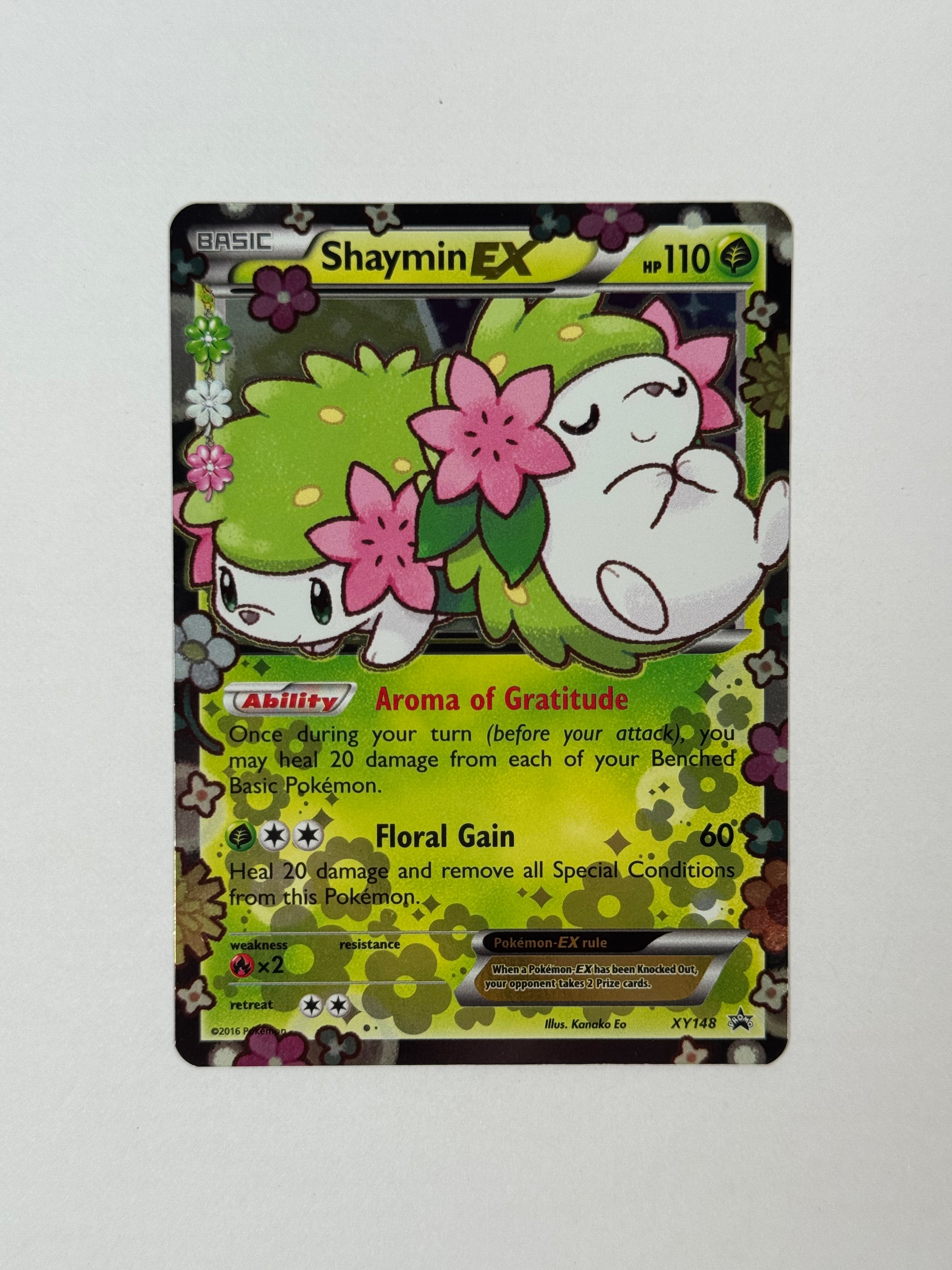 2016 XY Black Star Promo Shaymin EX XY148