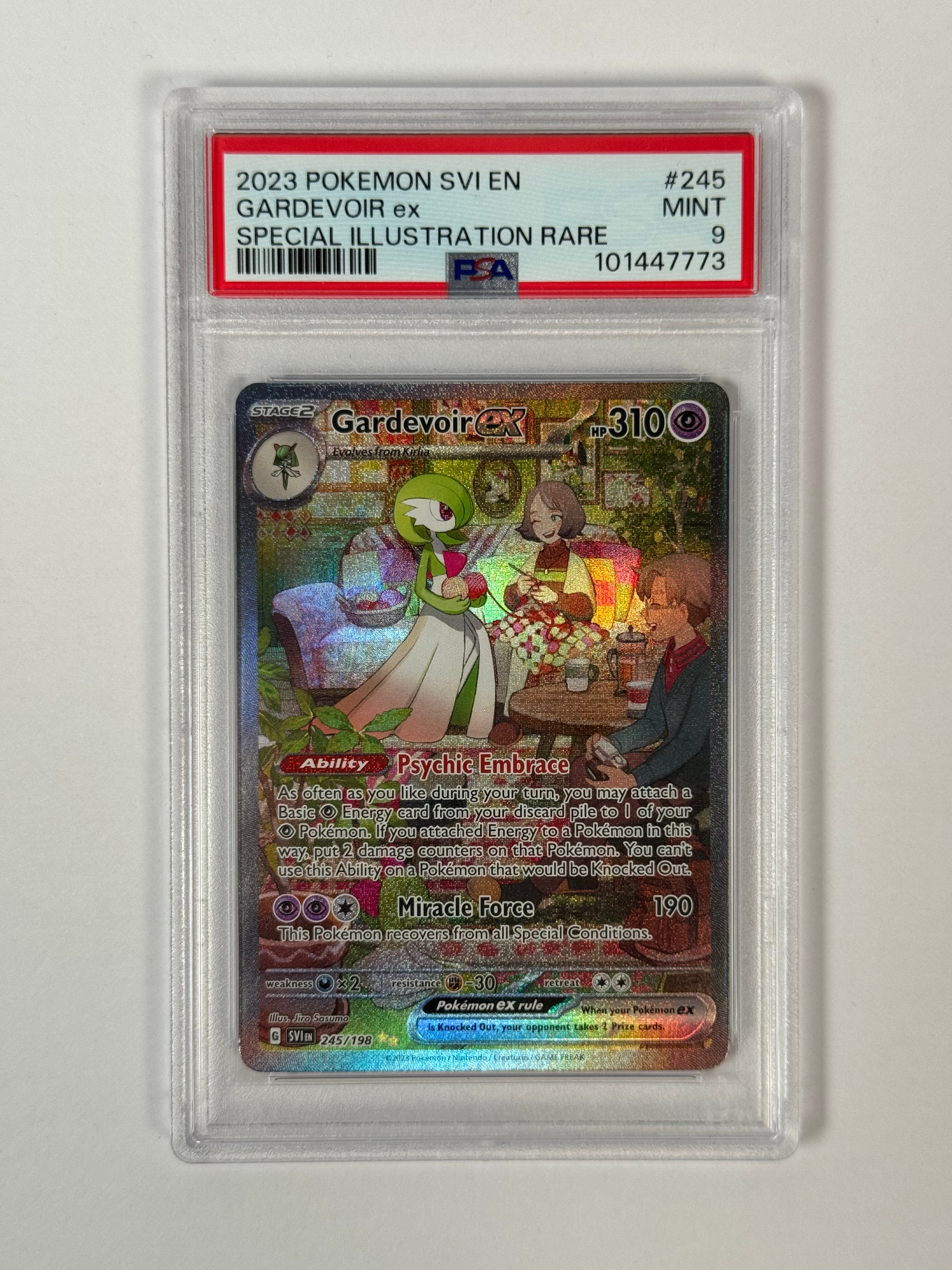 PSA 9 Scarlet & Violet Base Gardevoir ex SIR 245/198