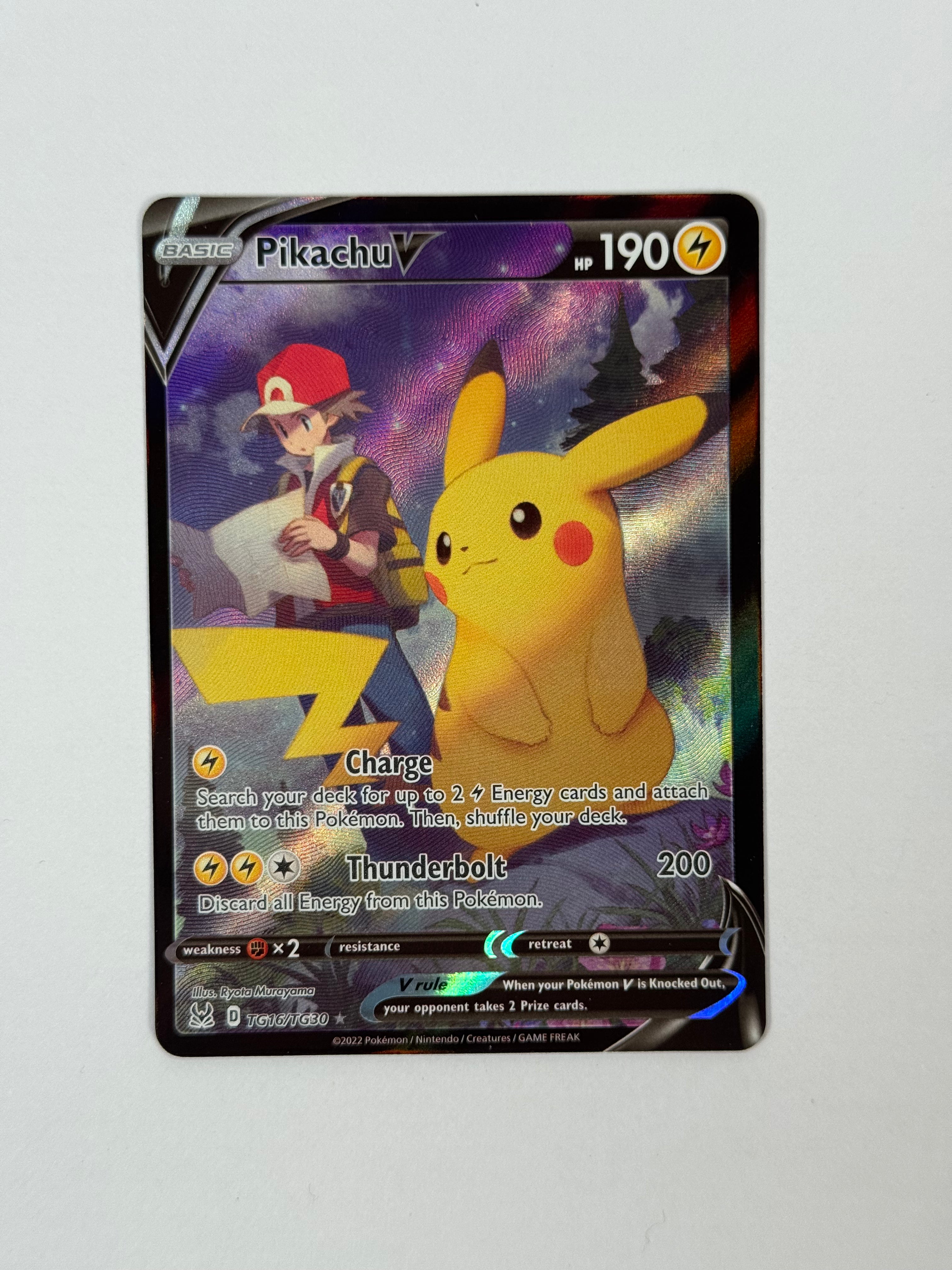 2022 Lost Origins Pikachu V TG16/TG30