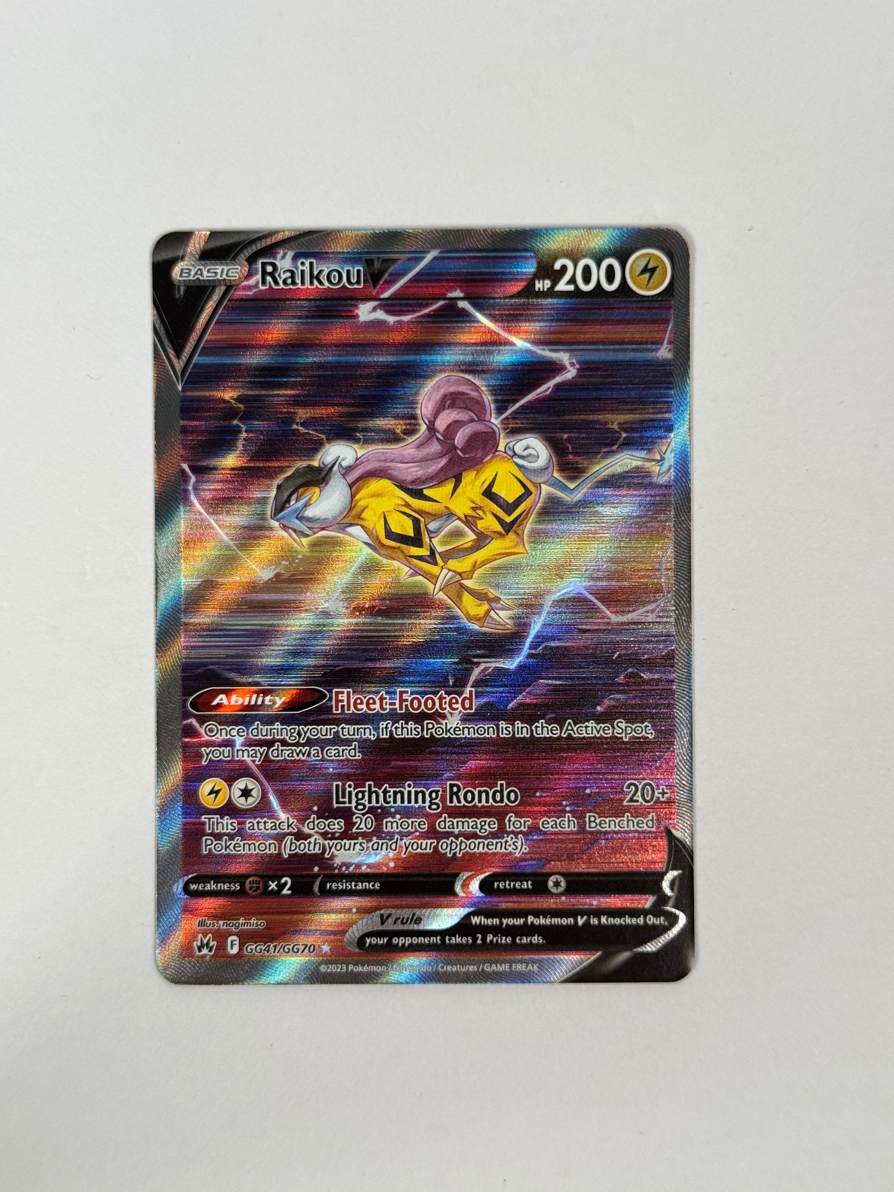 2023 Crown Zenith Raikou V GG41/GG70