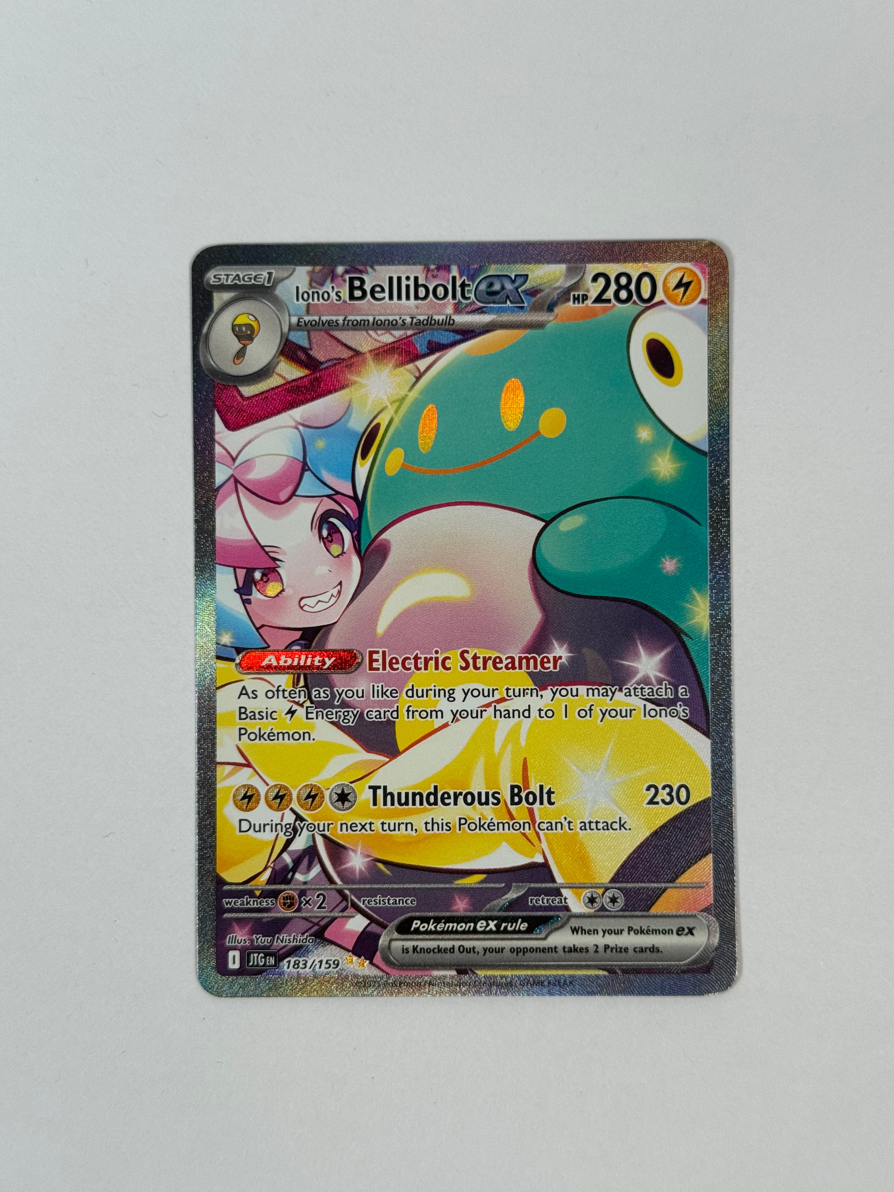 2025 Journey Together Iono's Bellibolt ex SIR 183/159