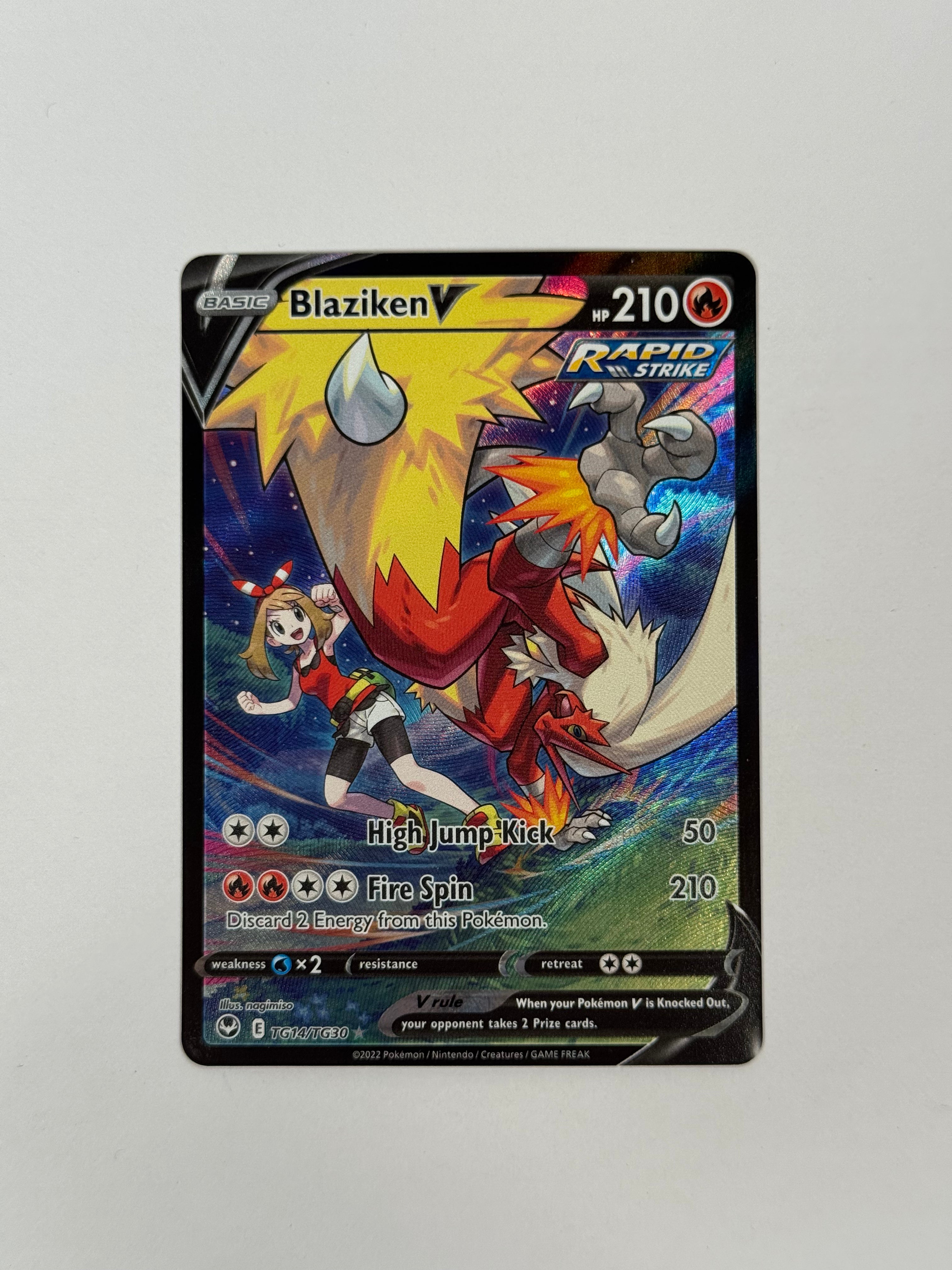 2022 Silver Tempest Blaziken V TG14/TG30