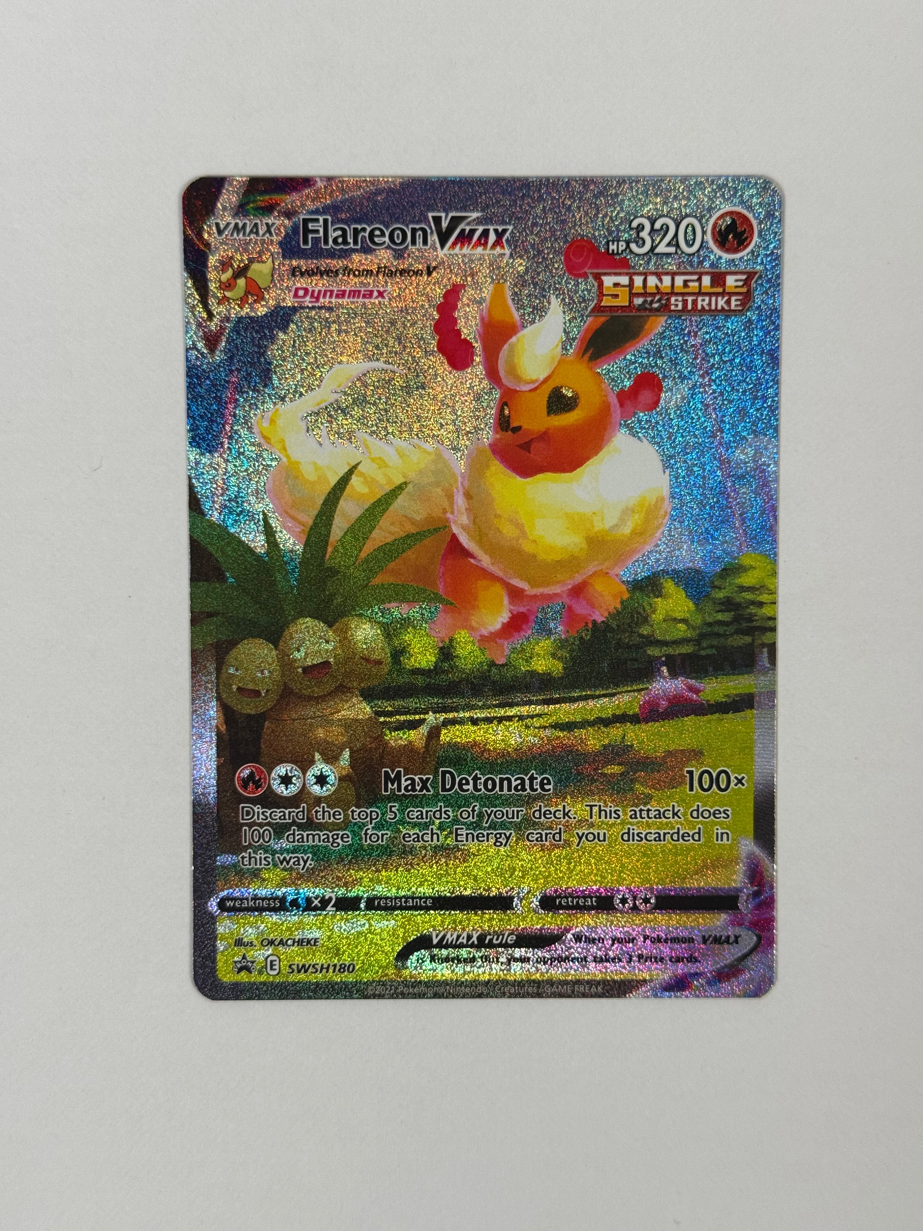 2021 Black Star Promo Flareon VMAX SWSH180